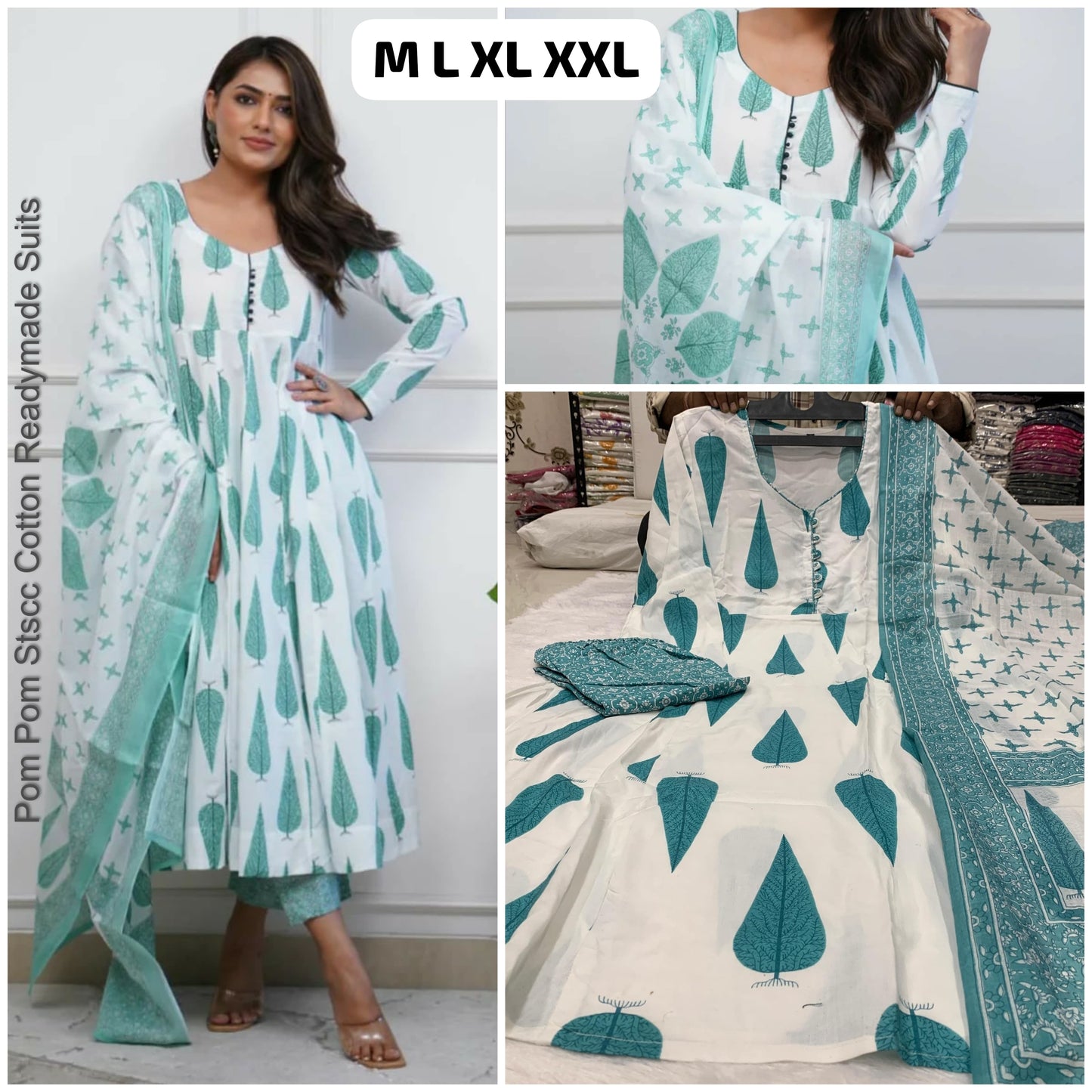 Pom Pom Stscc Cotton Readymade Suits