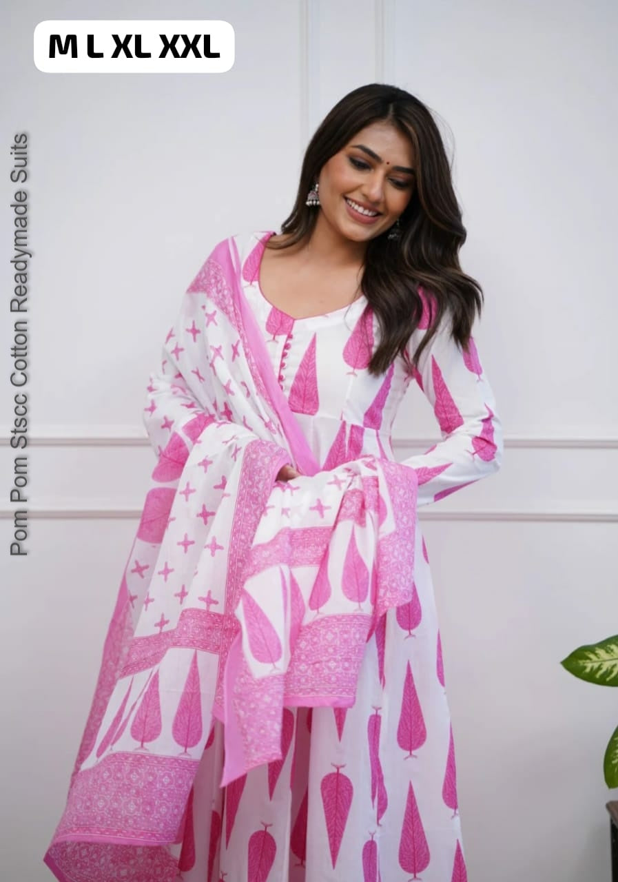 Pom Pom Stscc Cotton Readymade Suits