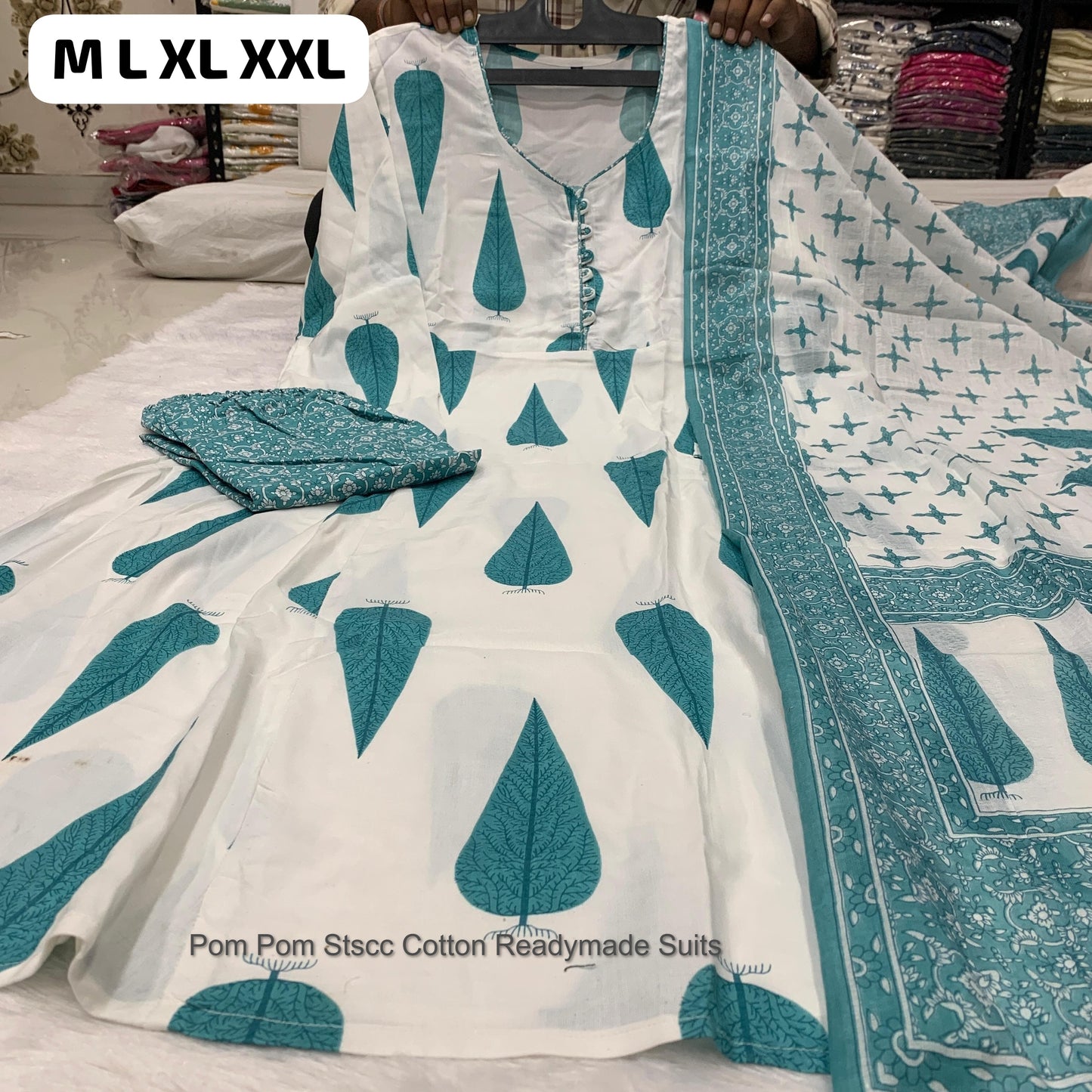 Pom Pom Stscc Cotton Readymade Suits