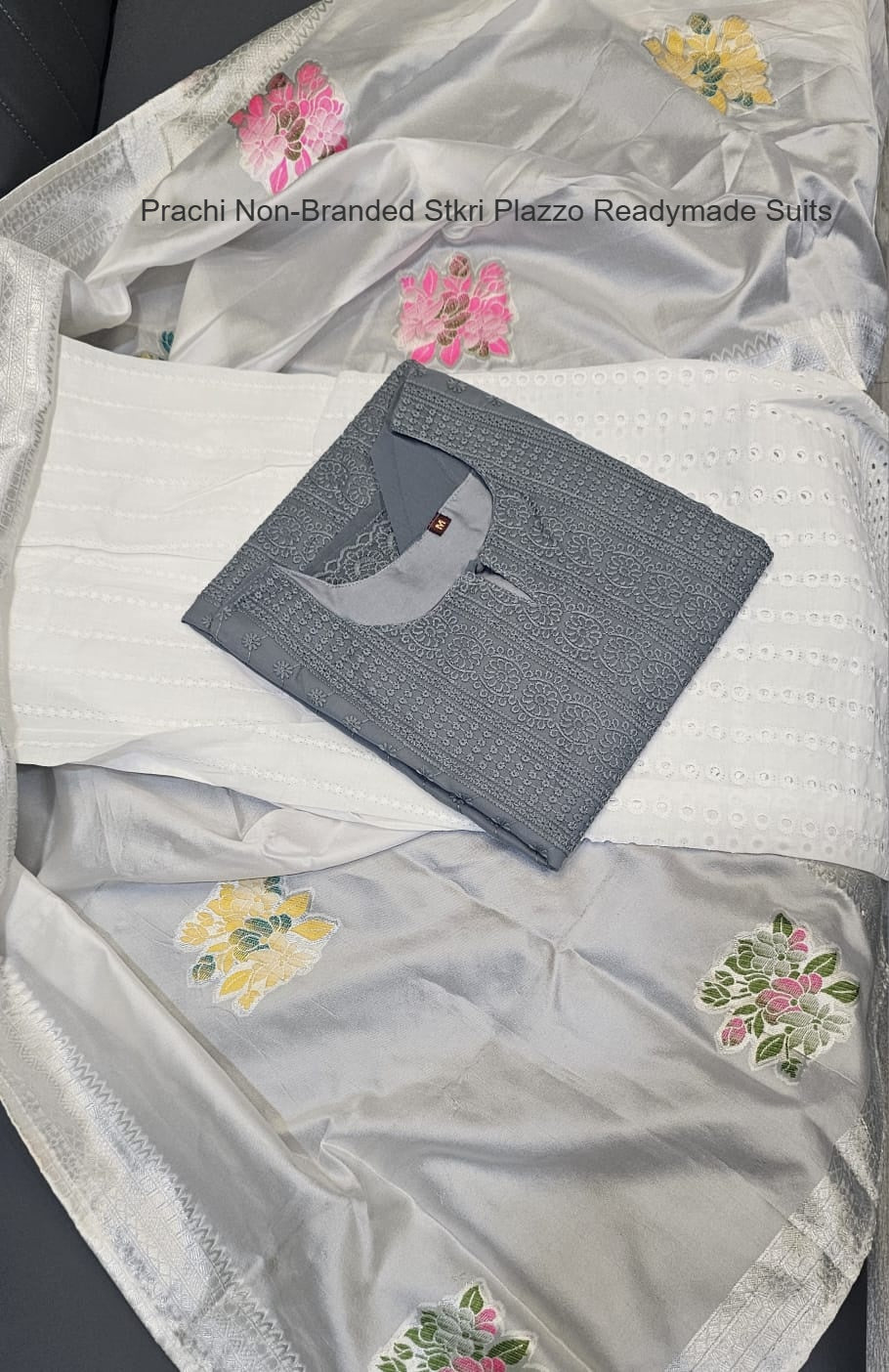 Prachi Non-Branded Stkri Plazzo Readymade Suits