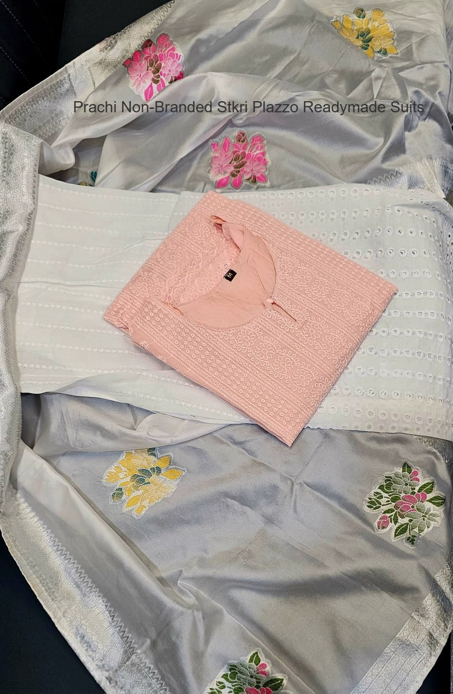 Prachi Non-Branded Stkri Plazzo Readymade Suits