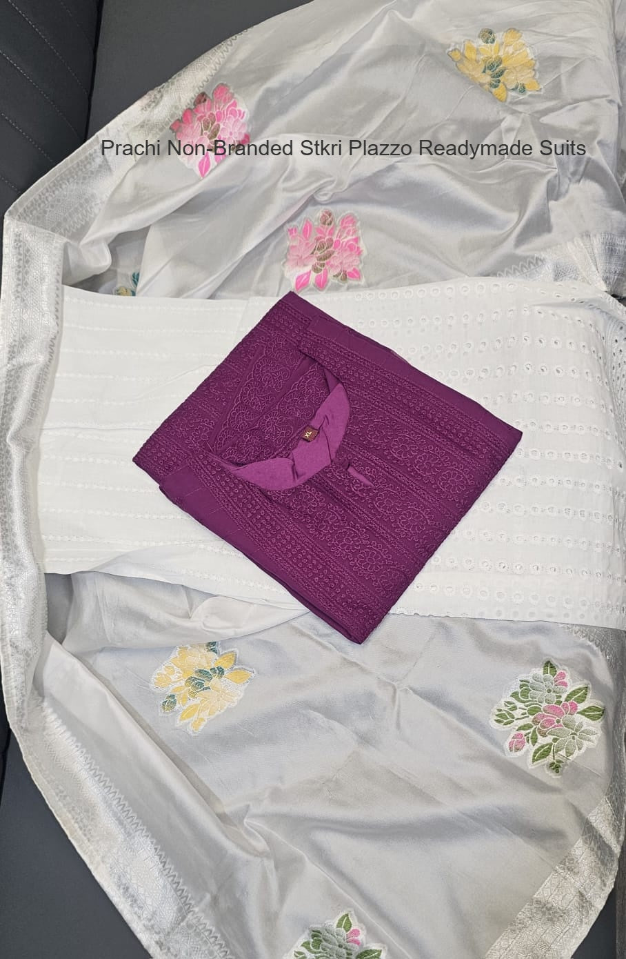 Prachi Non-Branded Stkri Plazzo Readymade Suits