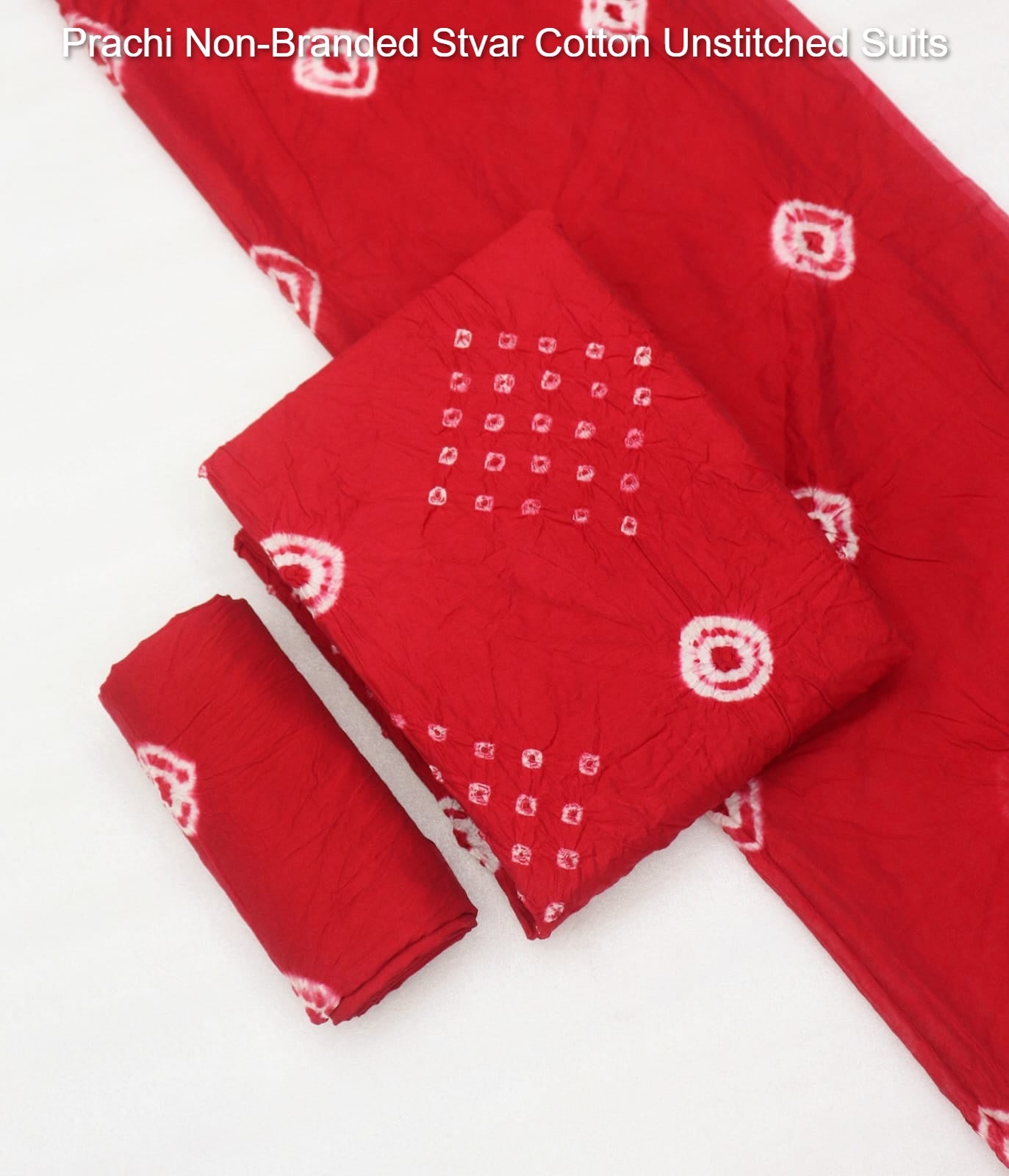 Prachi Non-Branded Stvar Cotton Unstitched Suits