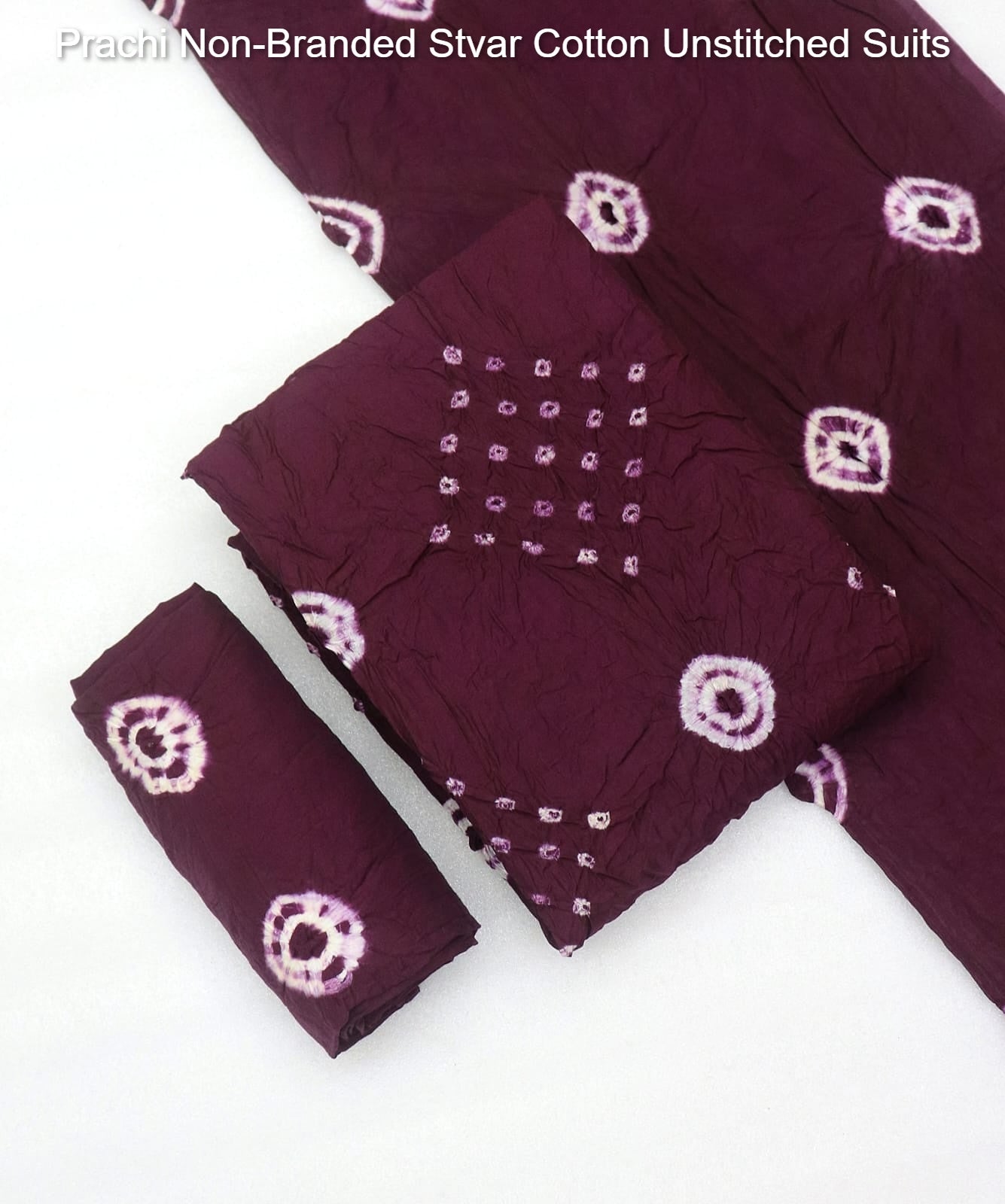 Prachi Non-Branded Stvar Cotton Unstitched Suits