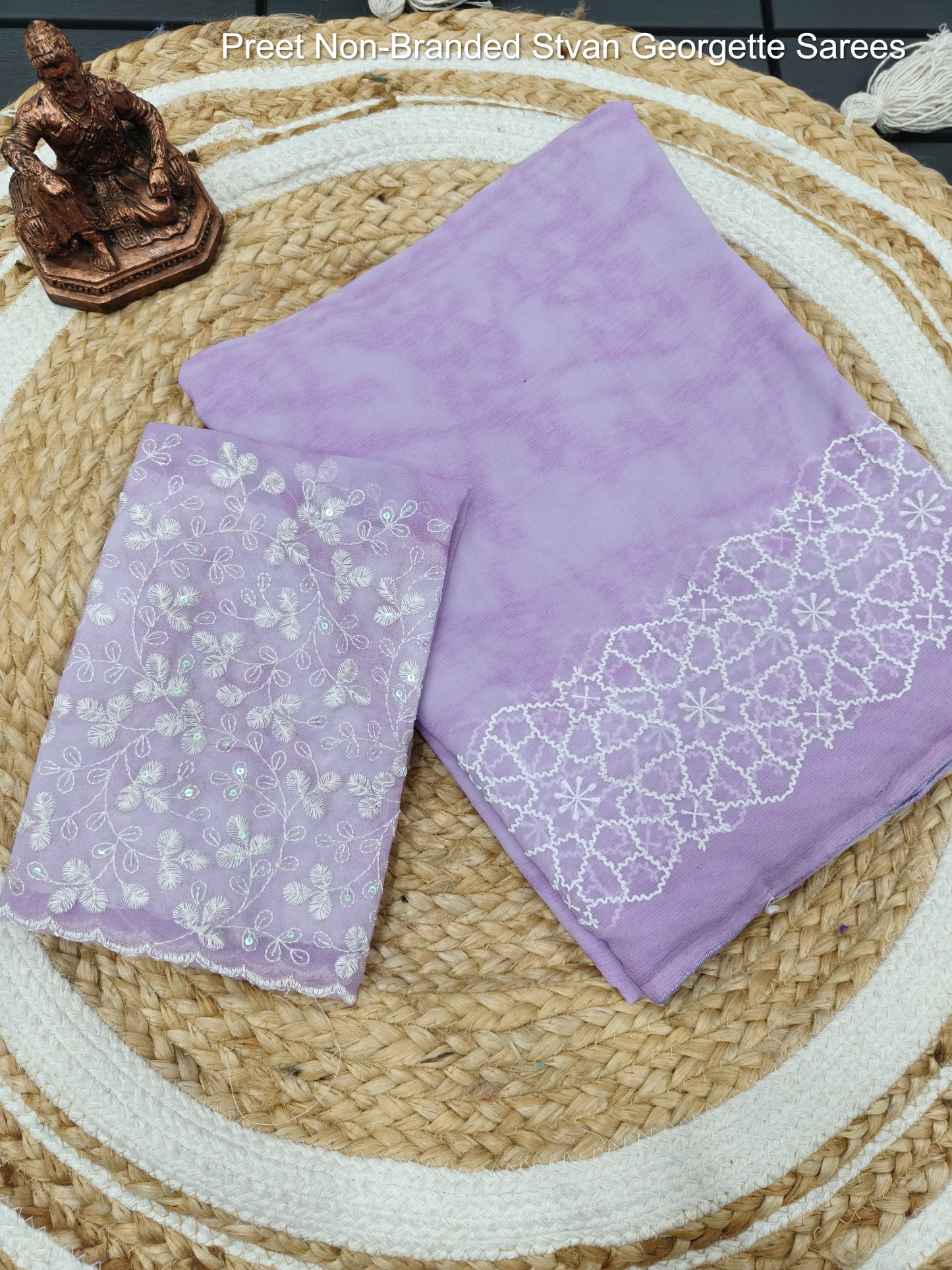 Preet Non-Branded Stvan Georgette Sarees