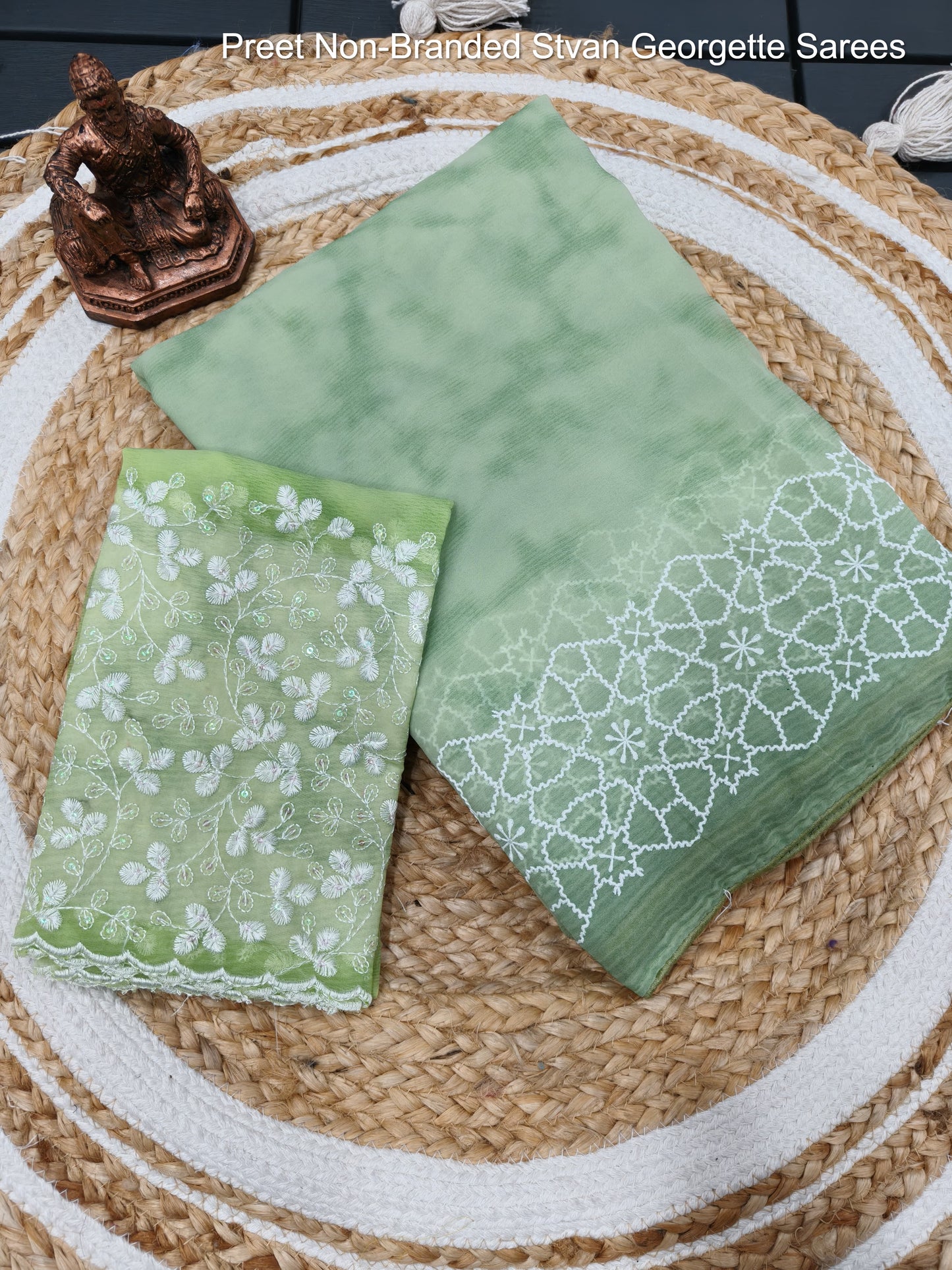 Preet Non-Branded Stvan Georgette Sarees