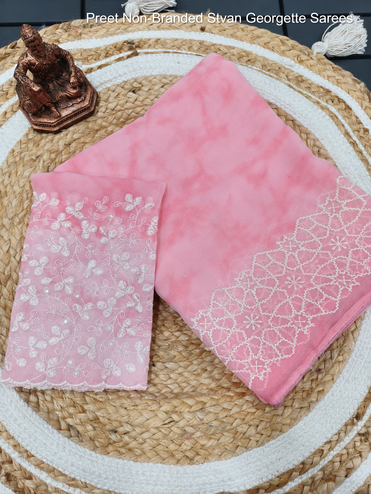 Preet Non-Branded Stvan Georgette Sarees