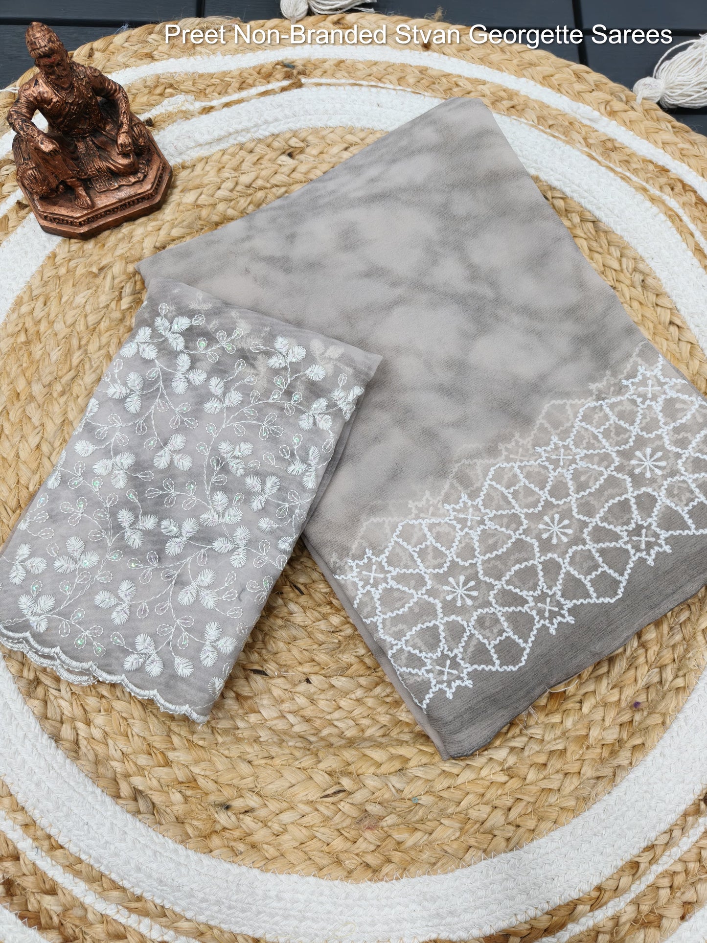 Preet Non-Branded Stvan Georgette Sarees