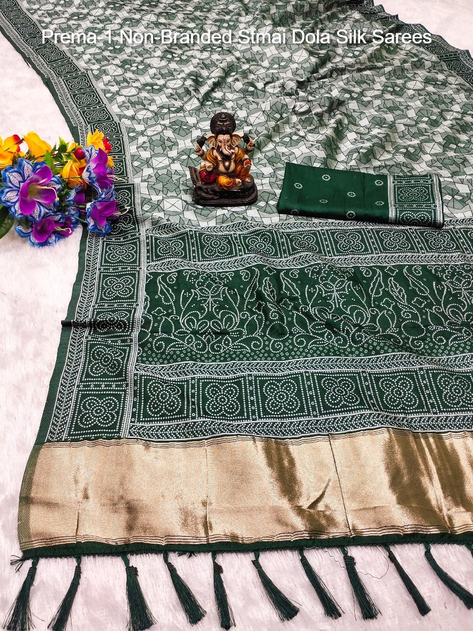Prema-1 Non-Branded Stmai Dola Silk Sarees