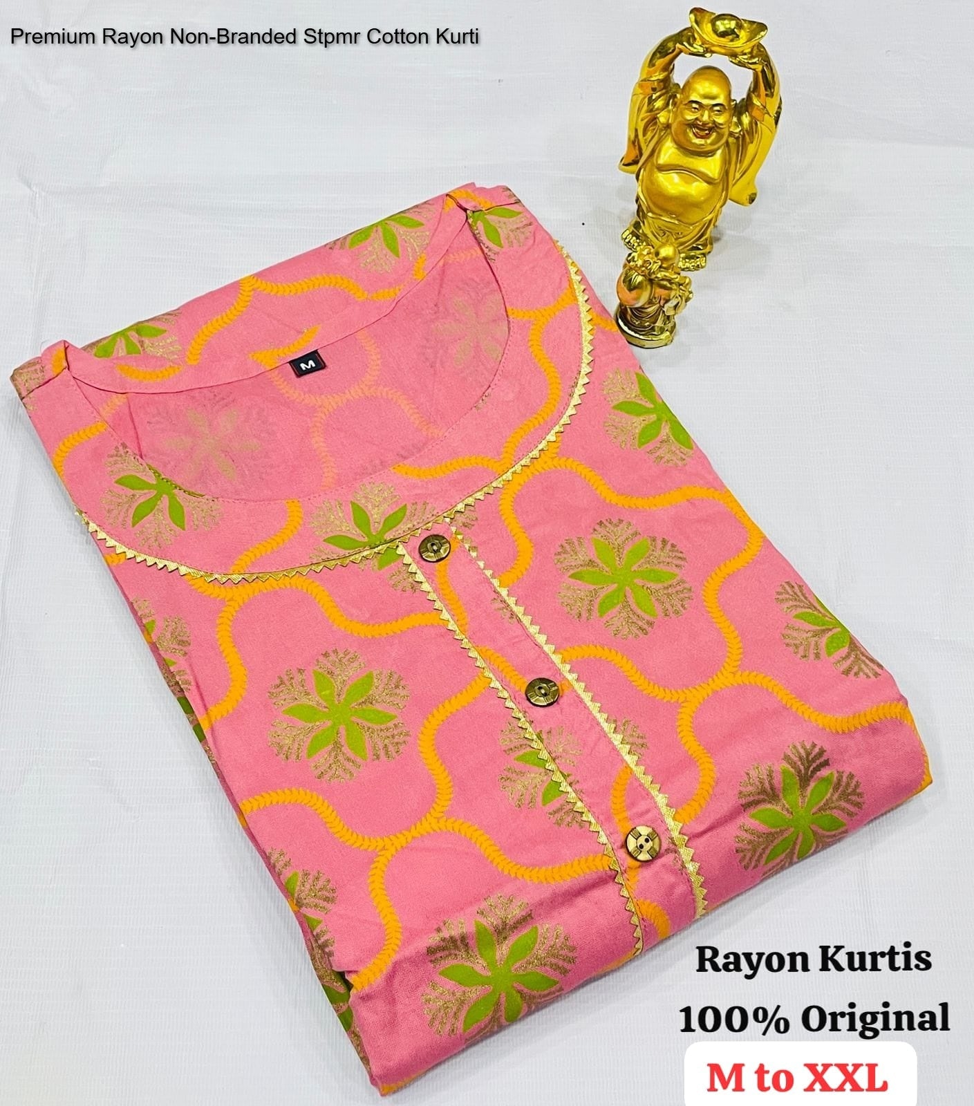 Premium Rayon Non-Branded Stpmr Cotton Kurti