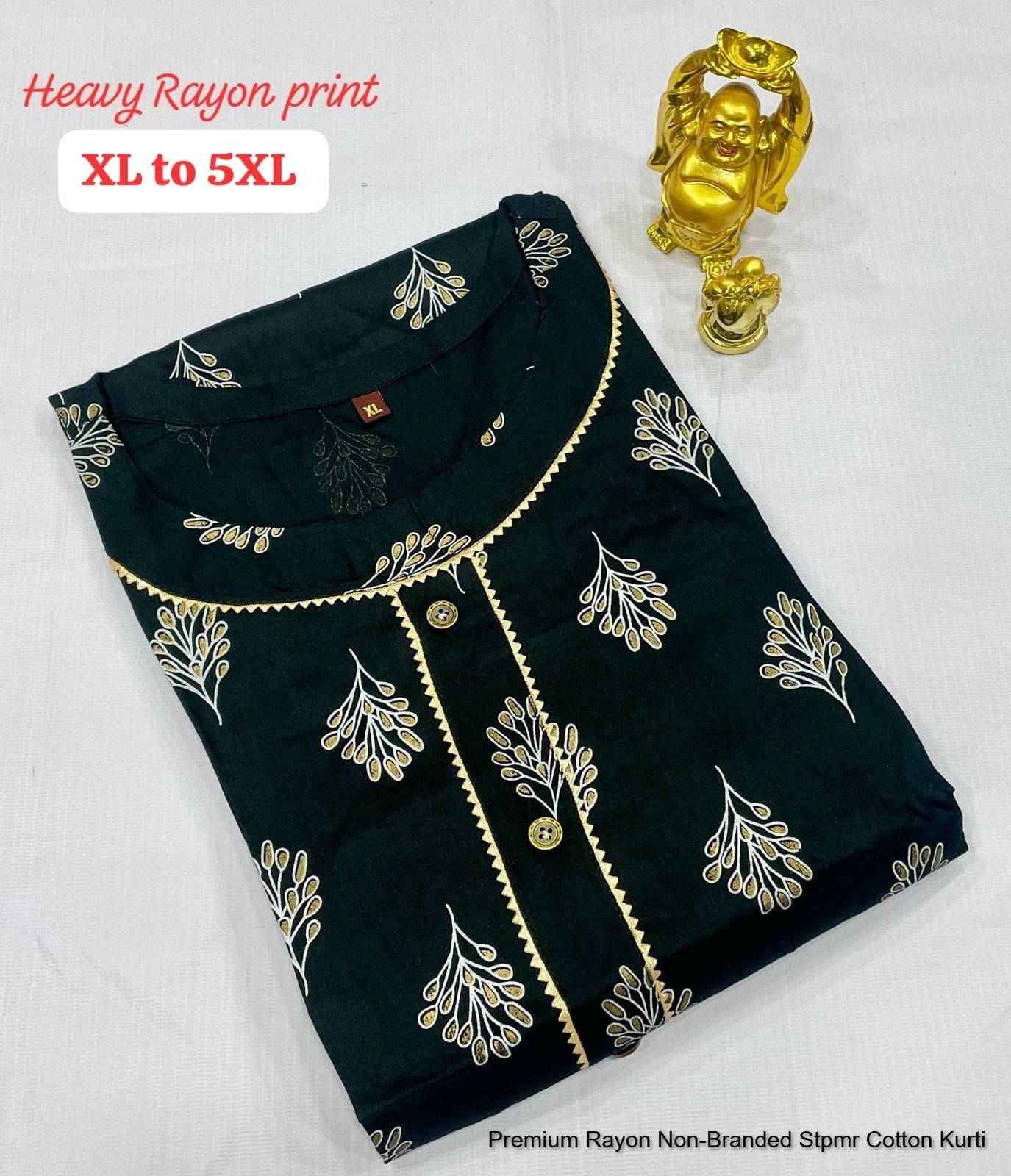 Premium Rayon Non-Branded Stpmr Cotton Kurti