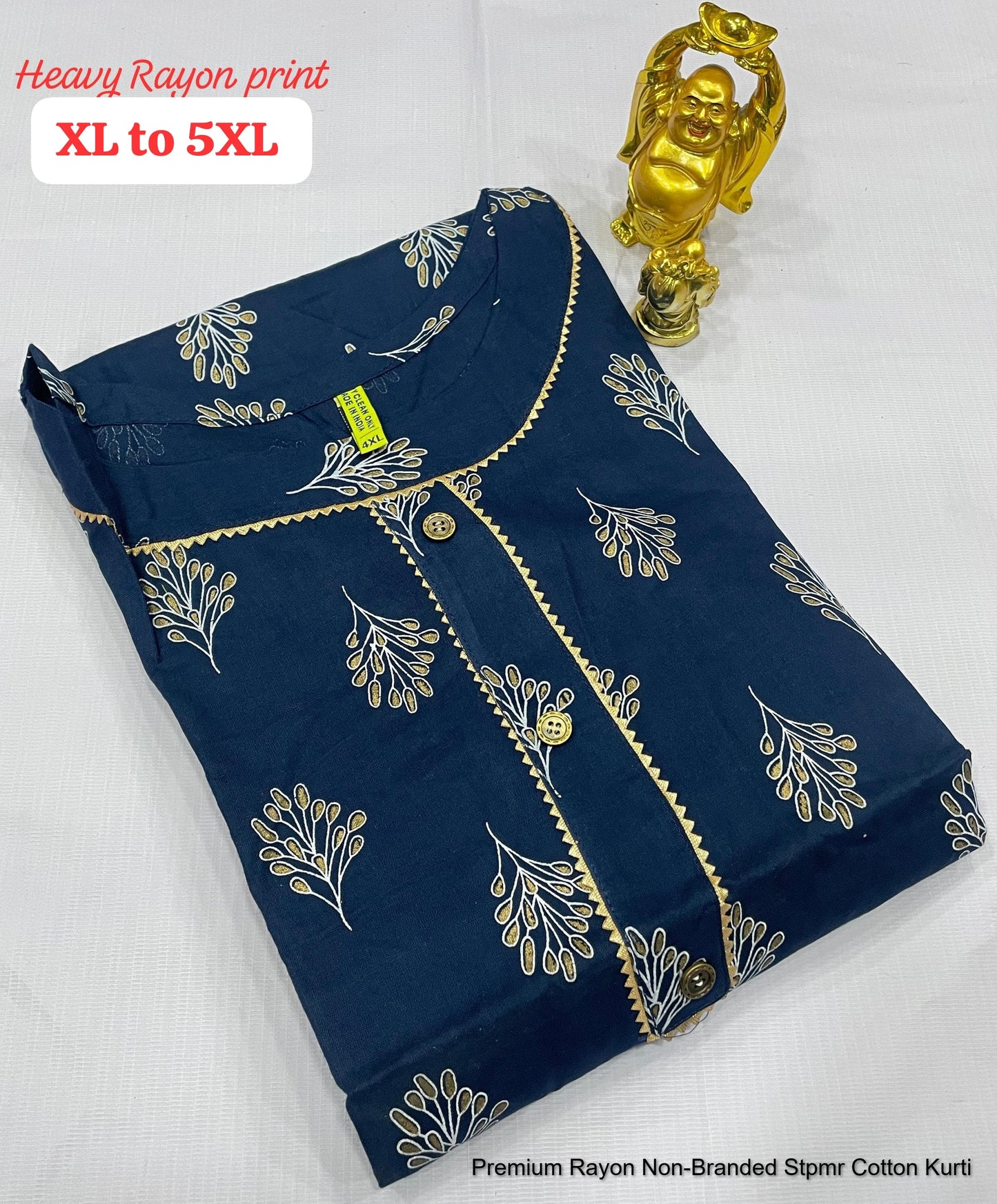 Premium Rayon Non-Branded Stpmr Cotton Kurti
