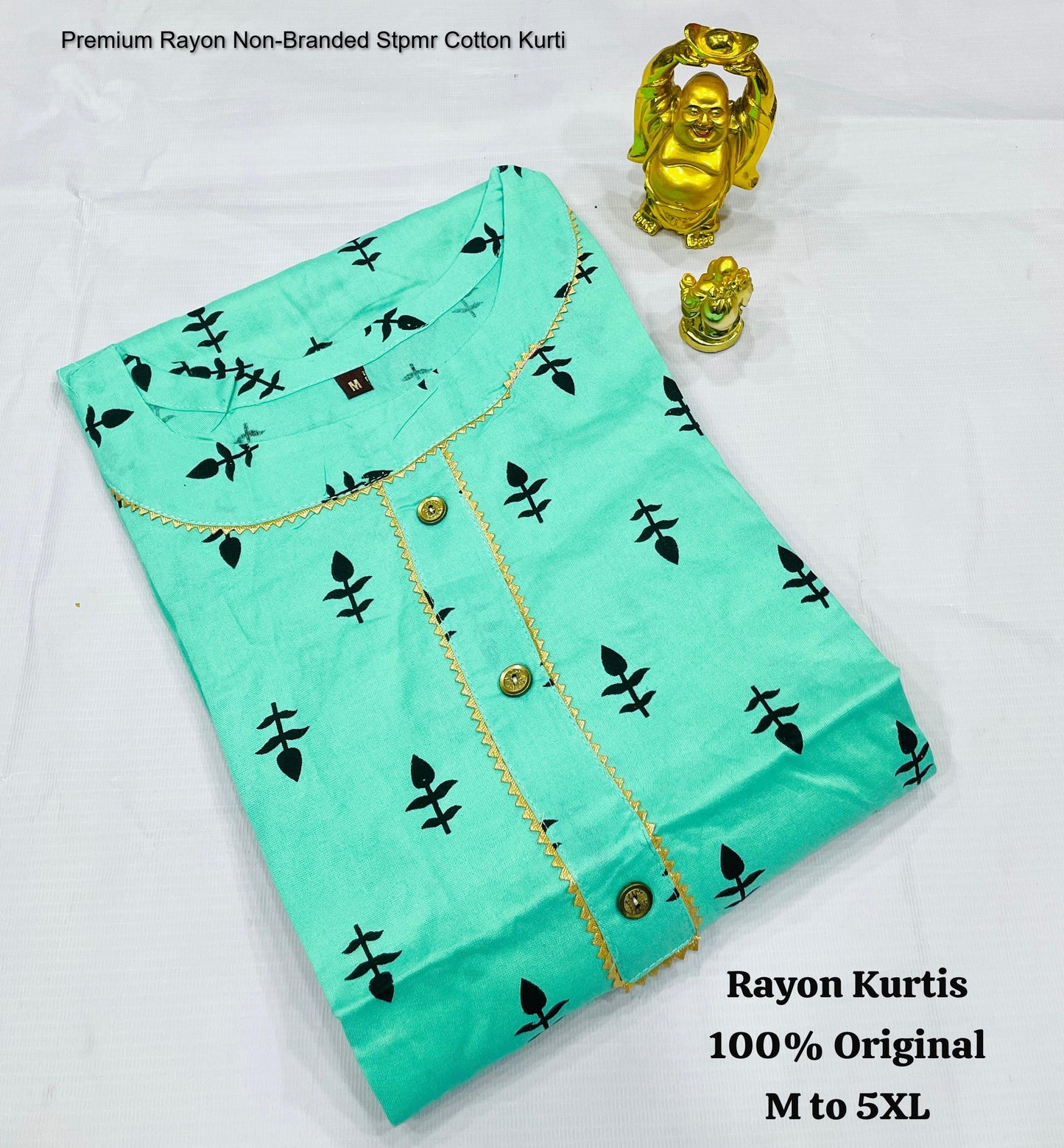 Premium Rayon Non-Branded Stpmr Cotton Kurti
