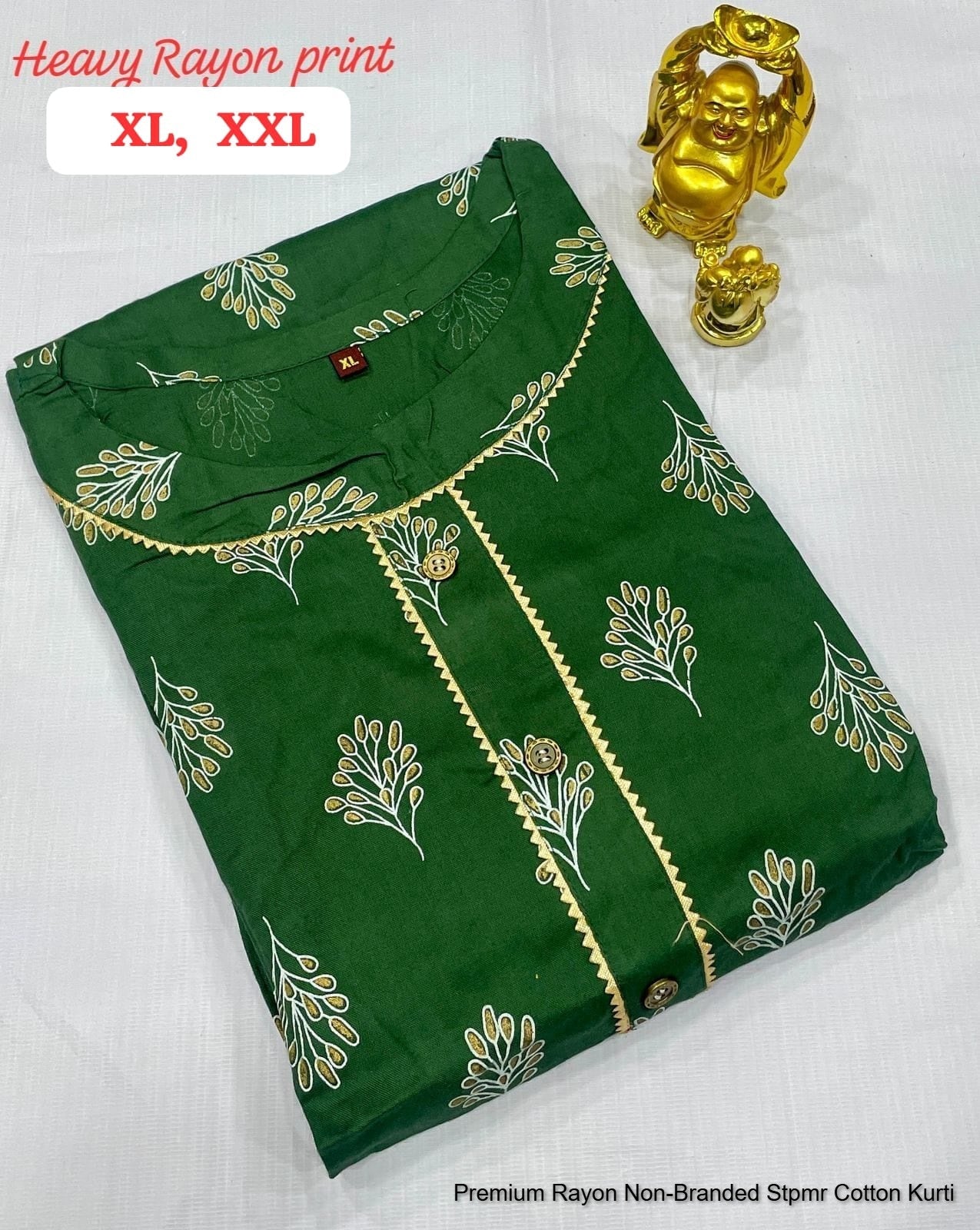 Premium Rayon Non-Branded Stpmr Cotton Kurti