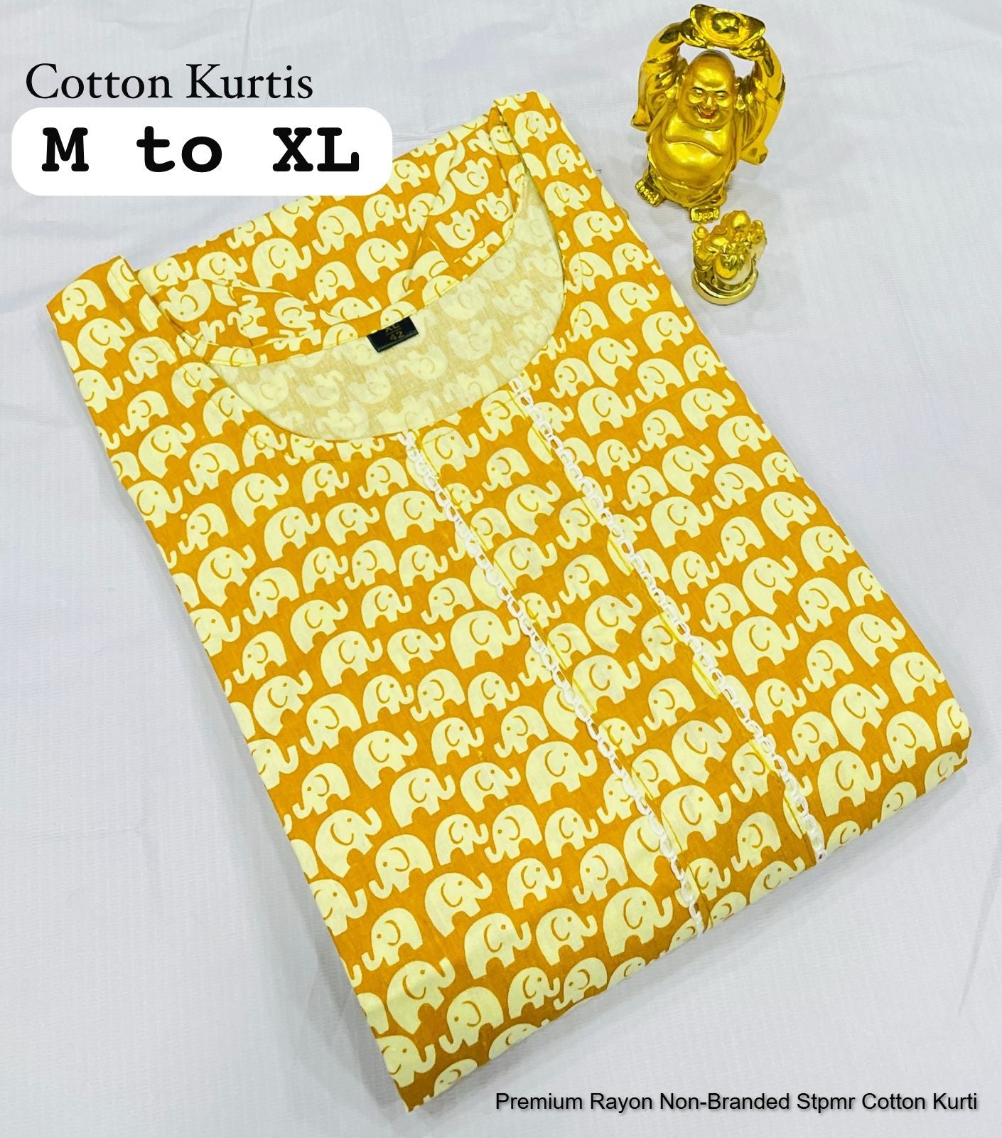 Premium Rayon Non-Branded Stpmr Cotton Kurti