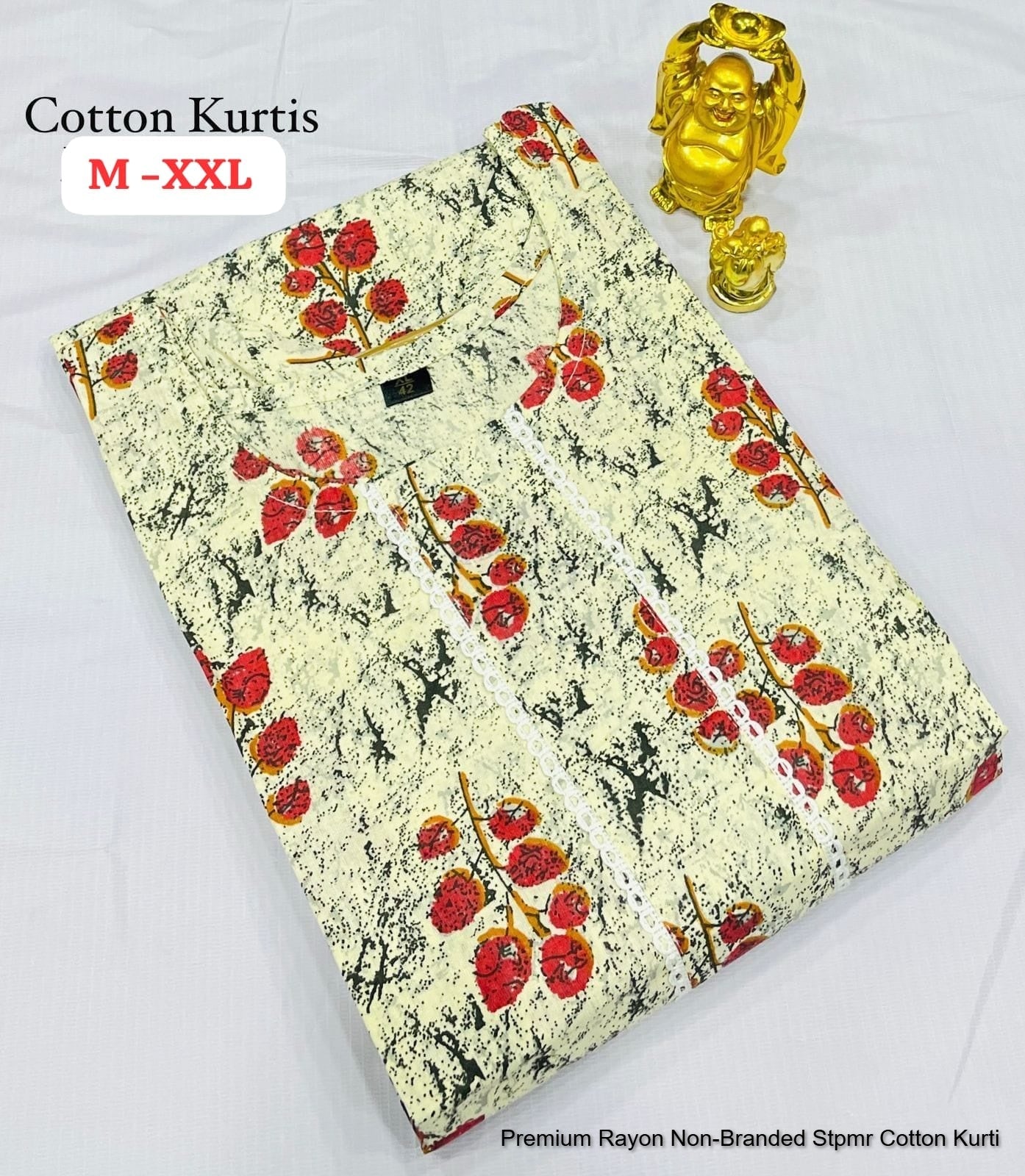 Premium Rayon Non-Branded Stpmr Cotton Kurti