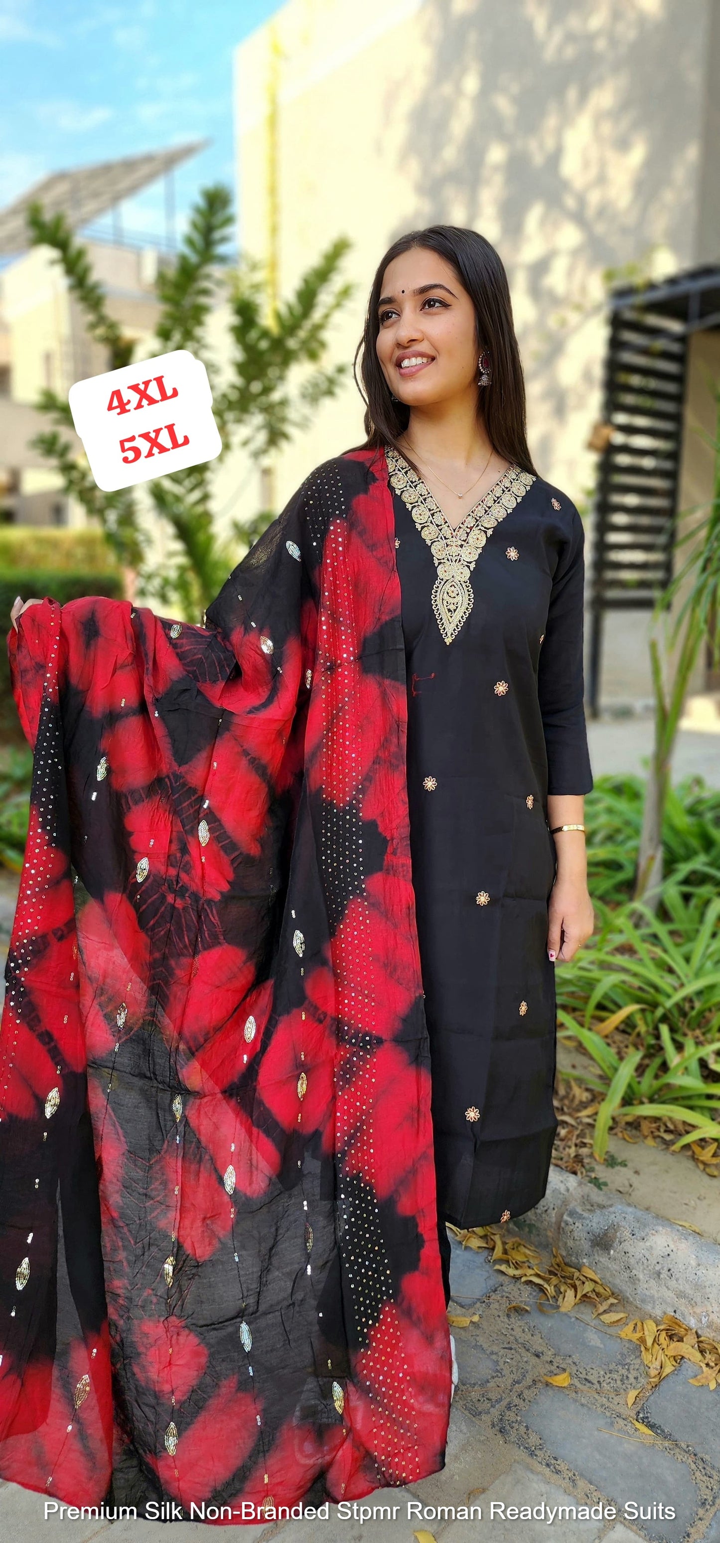 Premium Silk Non-Branded Stpmr Roman Readymade Suits