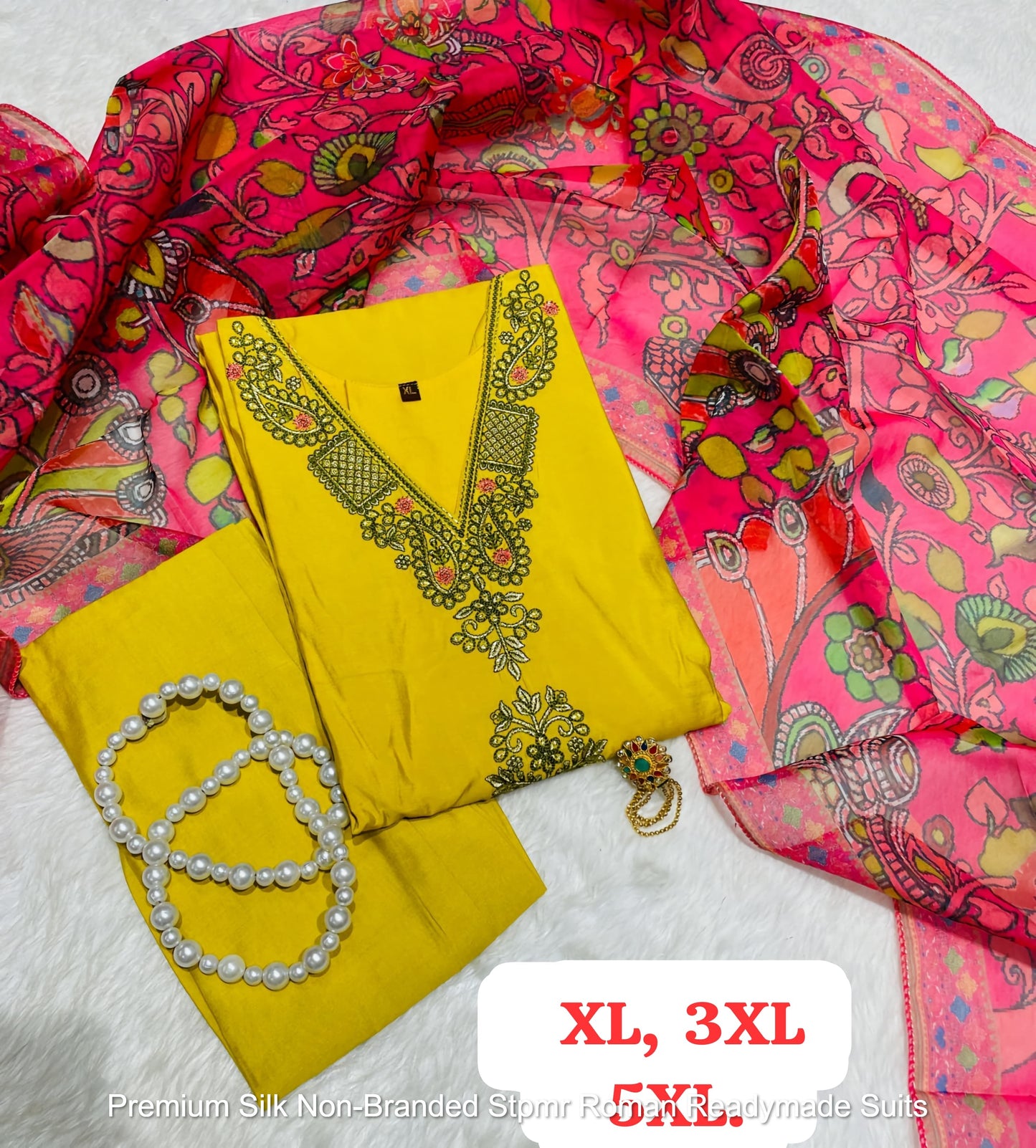 Premium Silk Non-Branded Stpmr Roman Readymade Suits