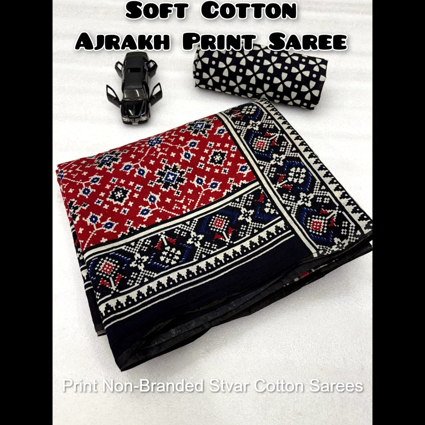 Print Non-Branded Stvar Cotton Sarees