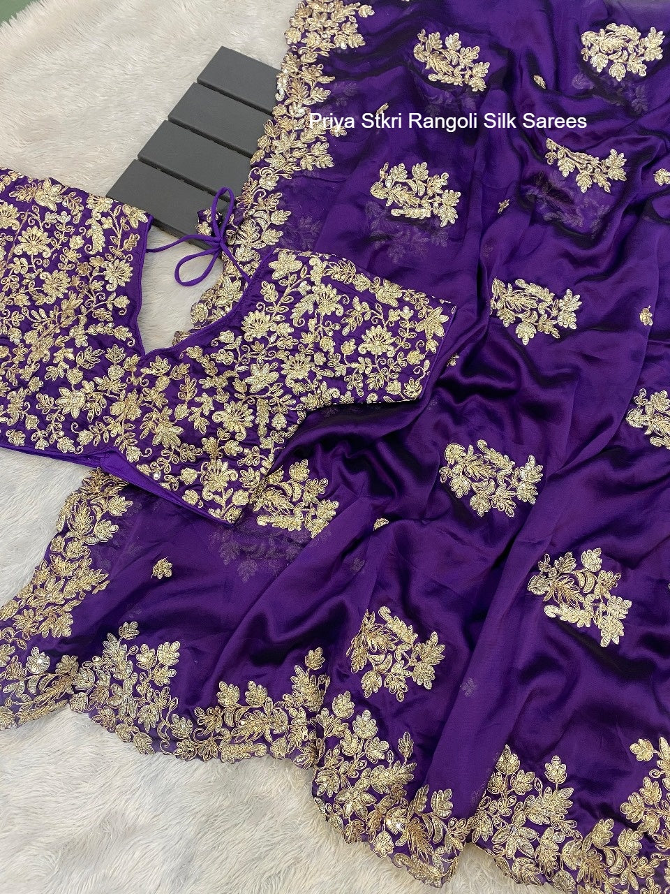 Priya Stkri Rangoli Silk Sarees