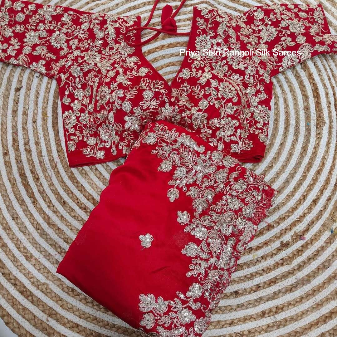 Priya Stkri Rangoli Silk Sarees