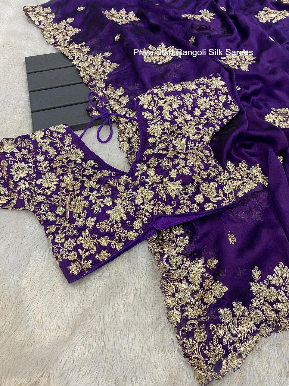 Priya Stkri Rangoli Silk Sarees