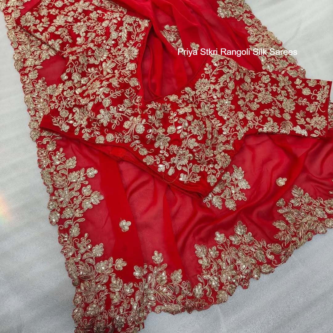 Priya Stkri Rangoli Silk Sarees