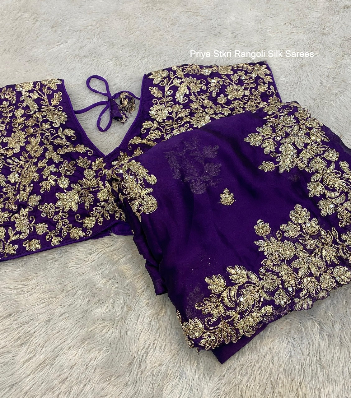 Priya Stkri Rangoli Silk Sarees