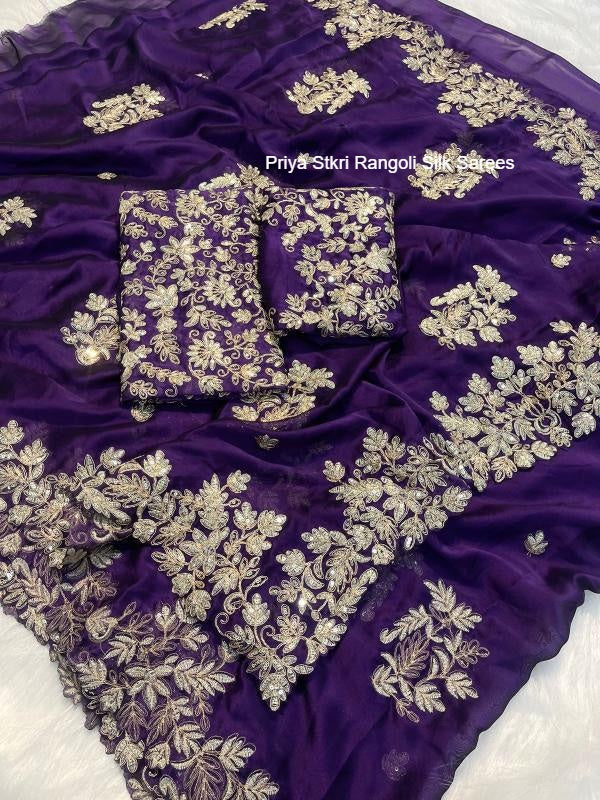 Priya Stkri Rangoli Silk Sarees