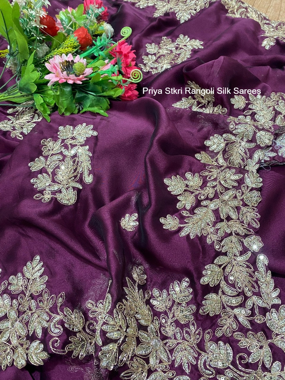 Priya Stkri Rangoli Silk Sarees