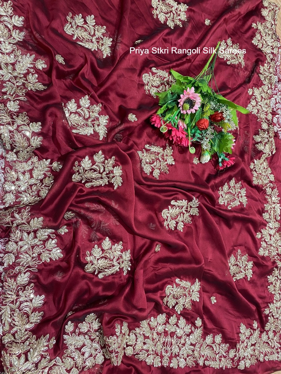 Priya Stkri Rangoli Silk Sarees