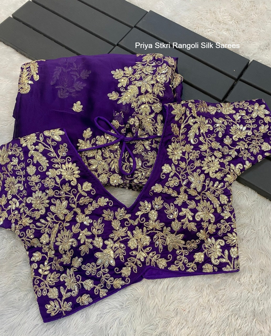 Priya Stkri Rangoli Silk Sarees