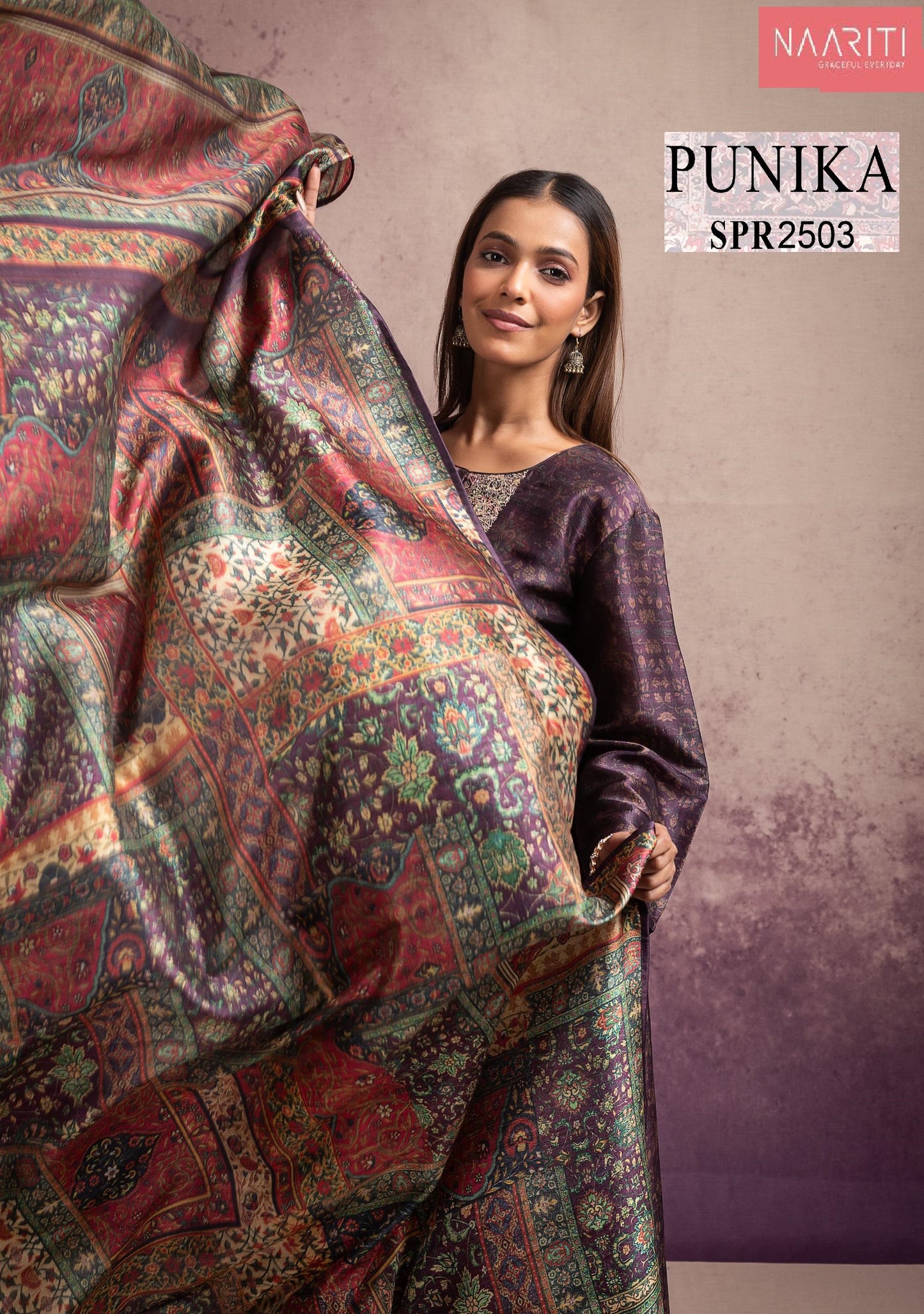 Punika 2503 Naariti Printed Unstitched Suits