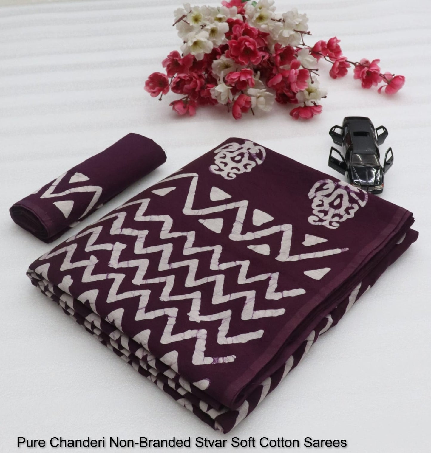 Pure Chanderi Non-Branded Stvar Soft Cotton Sarees