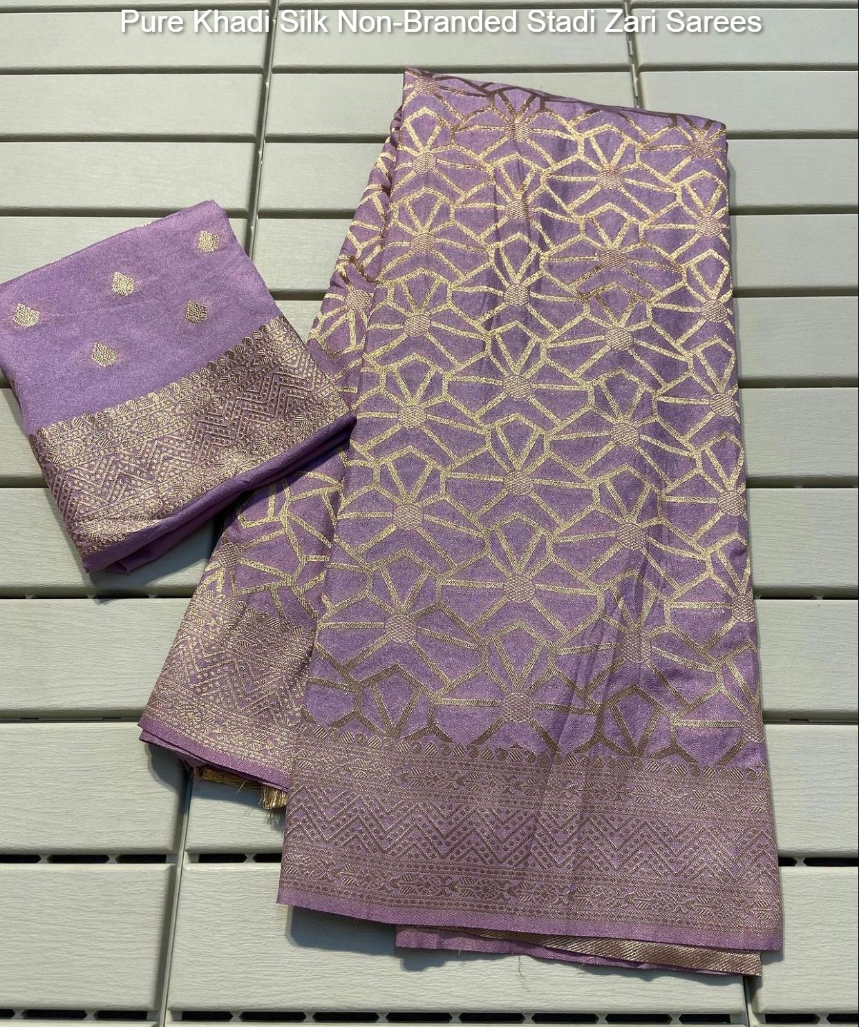 Pure Khadi Silk Non-Branded Stadi Zari Sarees