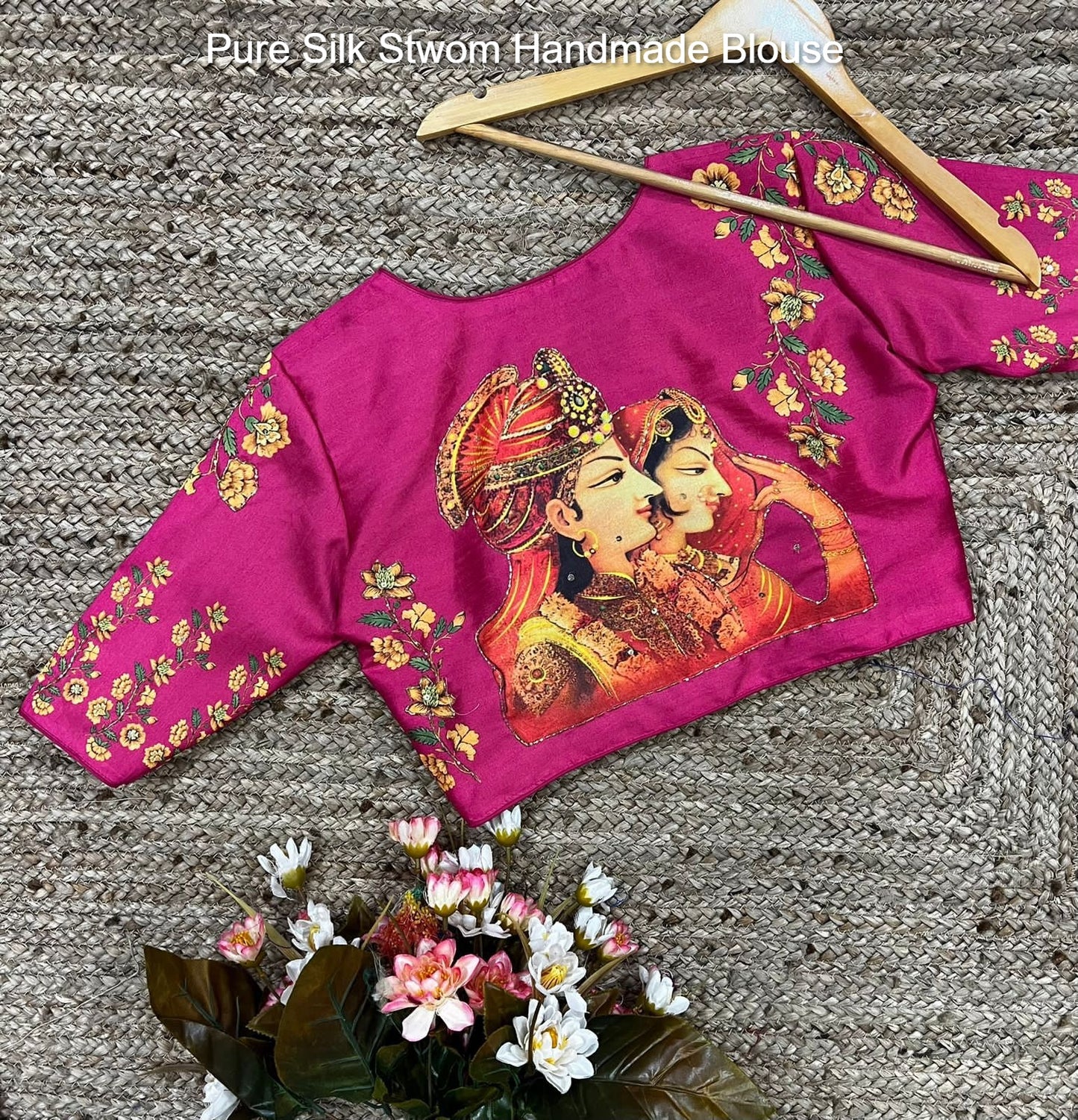 Pure Silk Stwom Handmade Blouse