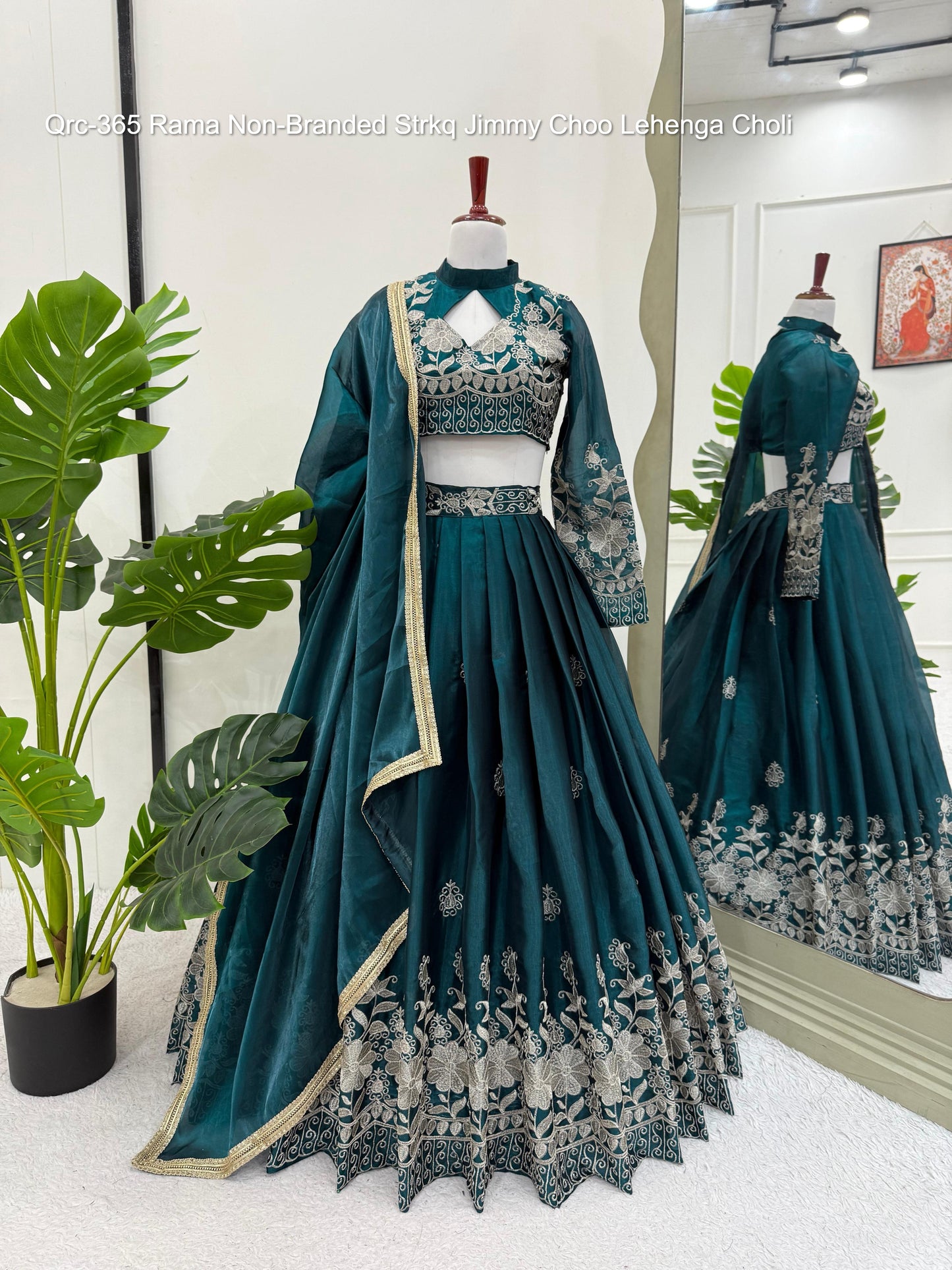 Qrc-365 Rama Non-Branded Strkq Jimmy Choo Lehenga Choli