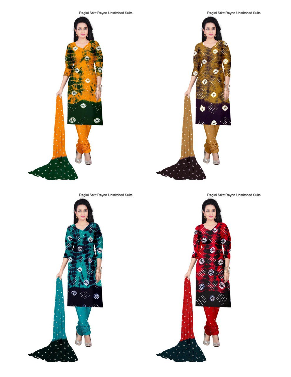 Ragini Stktt Rayon Unstitched Suits