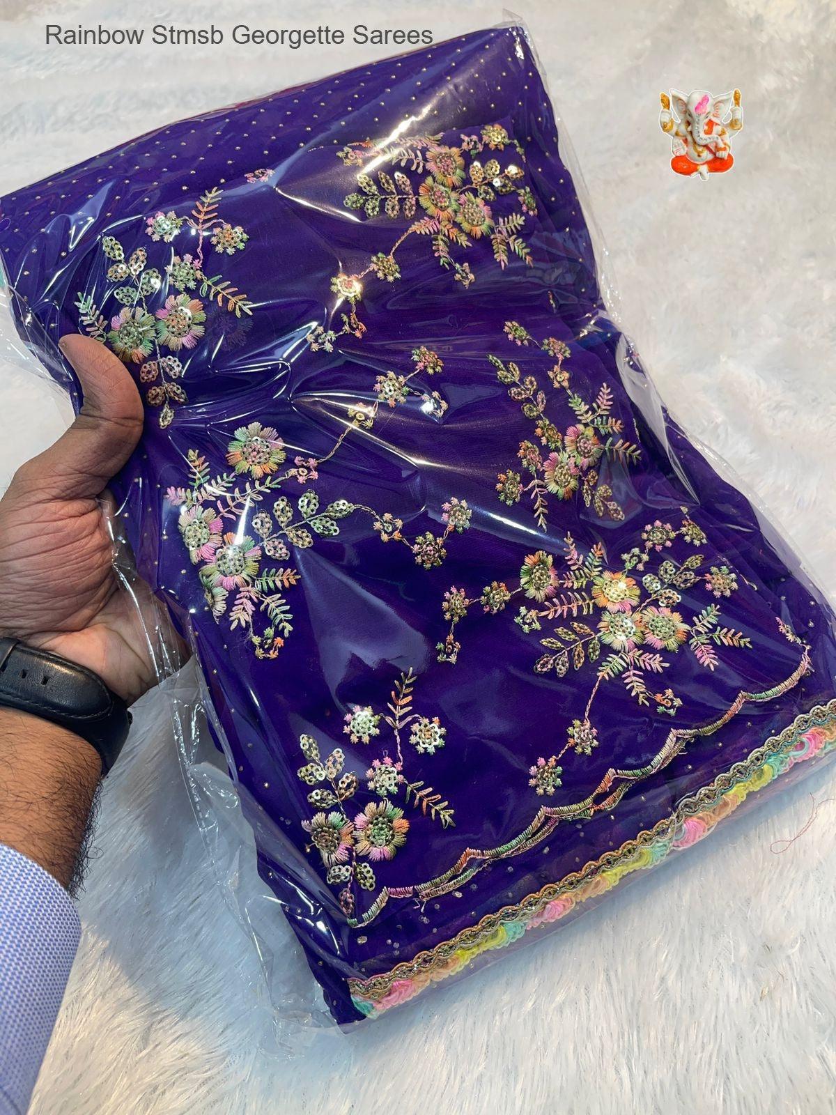 Rainbow Stmsb Georgette Sarees