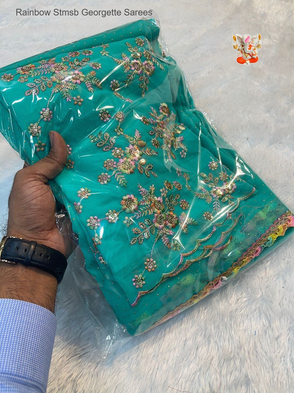 Rainbow Stmsb Georgette Sarees