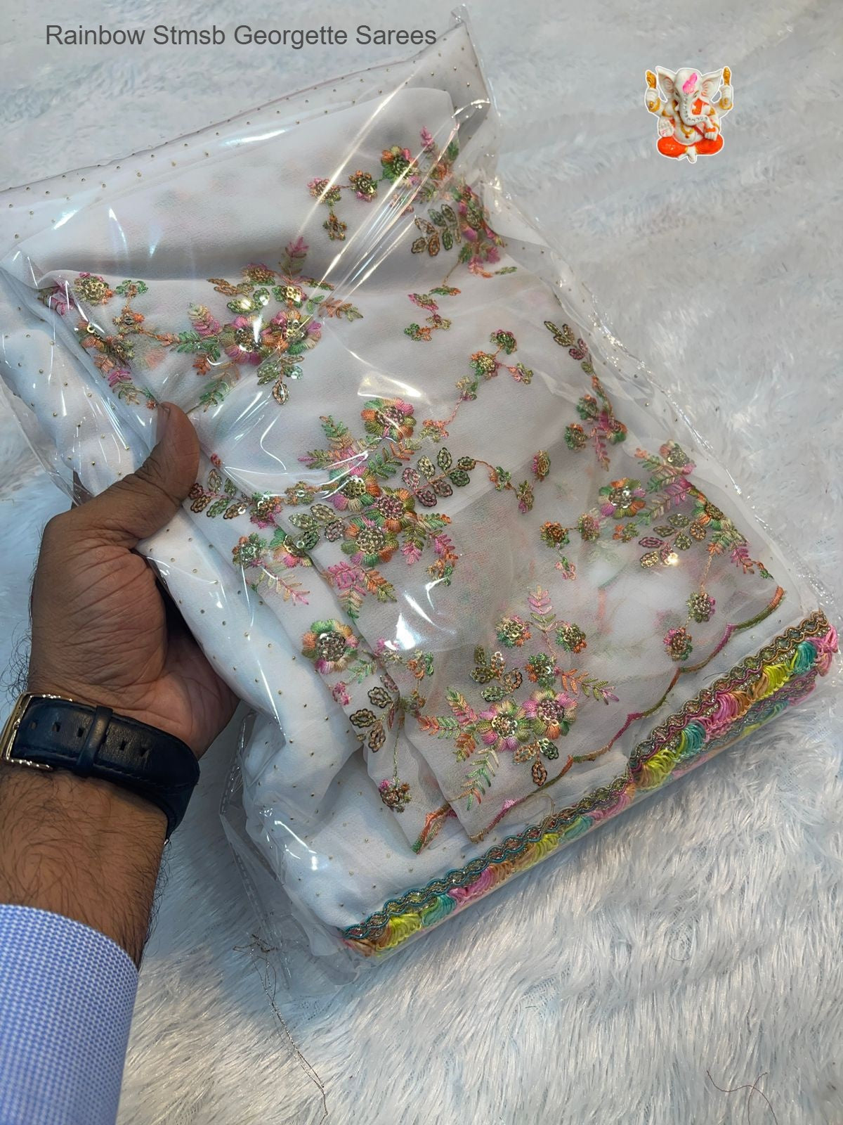 Rainbow Stmsb Georgette Sarees