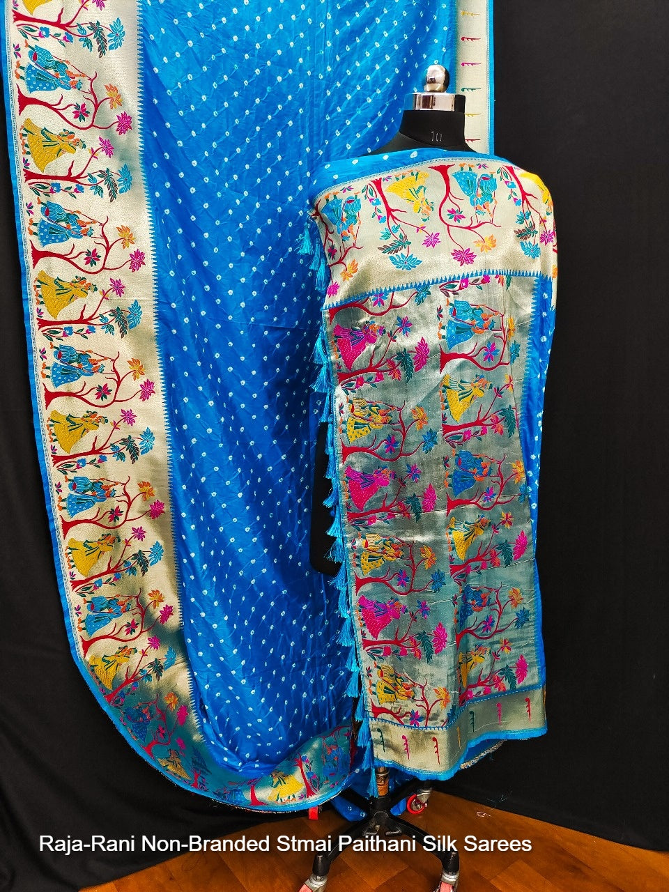 Raja-Rani Non-Branded Stmai Paithani Silk Sarees