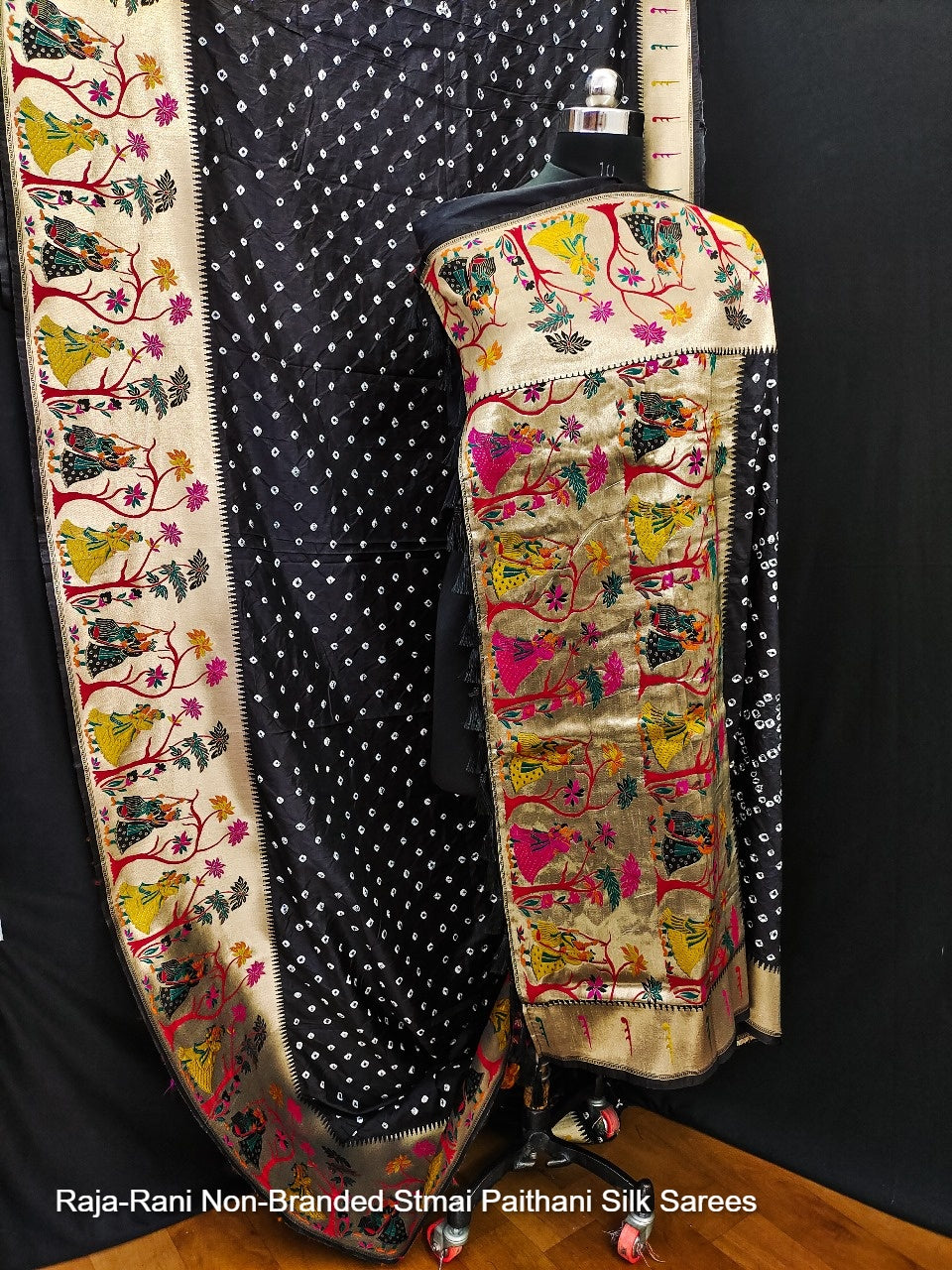 Raja-Rani Non-Branded Stmai Paithani Silk Sarees