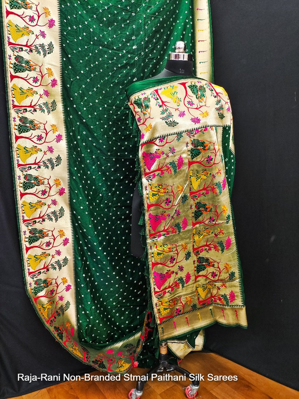 Raja-Rani Non-Branded Stmai Paithani Silk Sarees