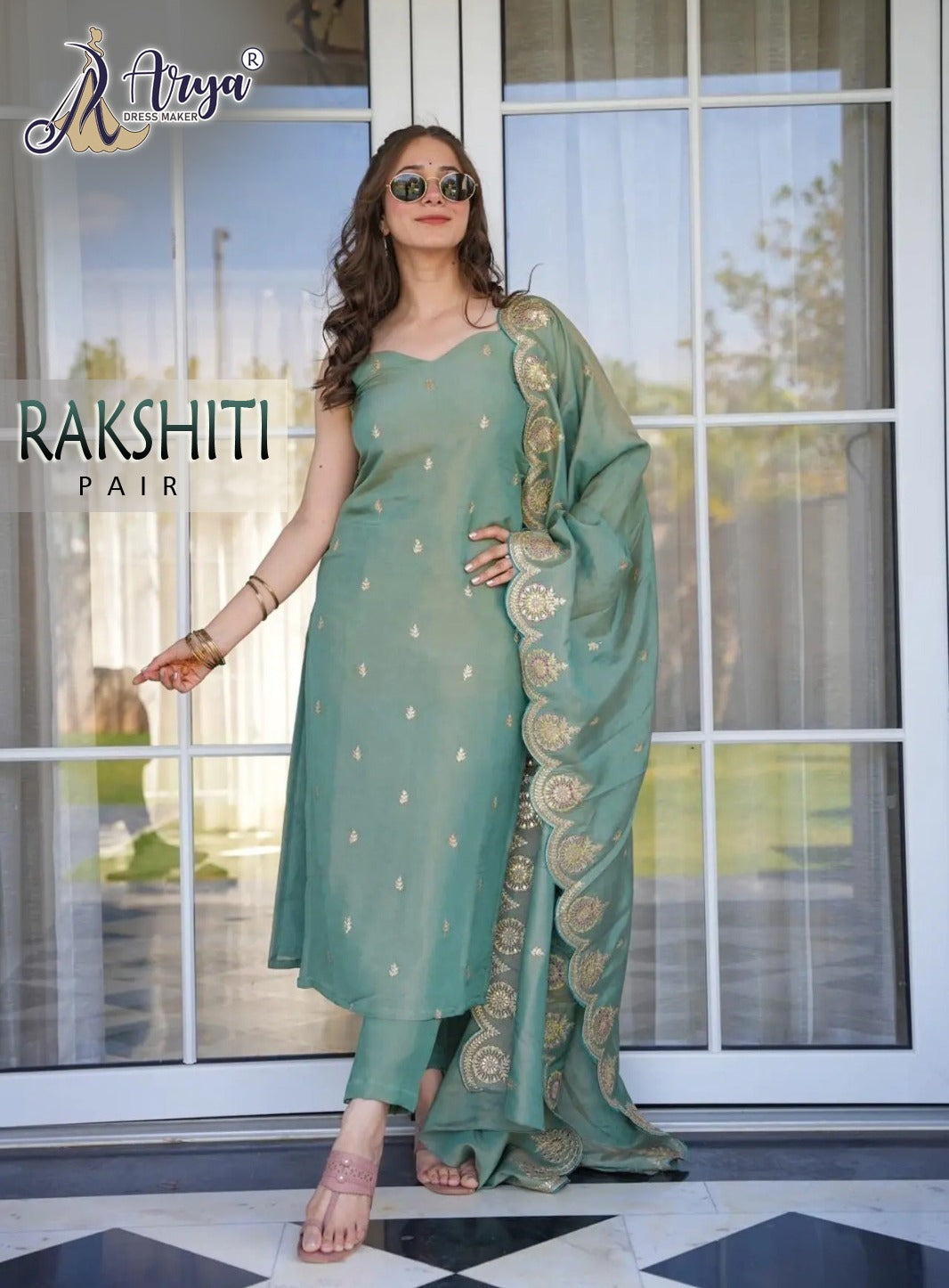 Rakshiti Anarkali Arya Emroidery Readymade Suits