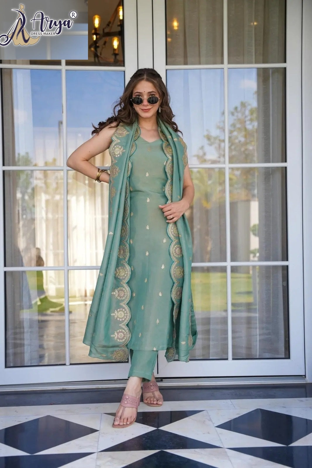 Rakshiti Anarkali Arya Emroidery Readymade Suits