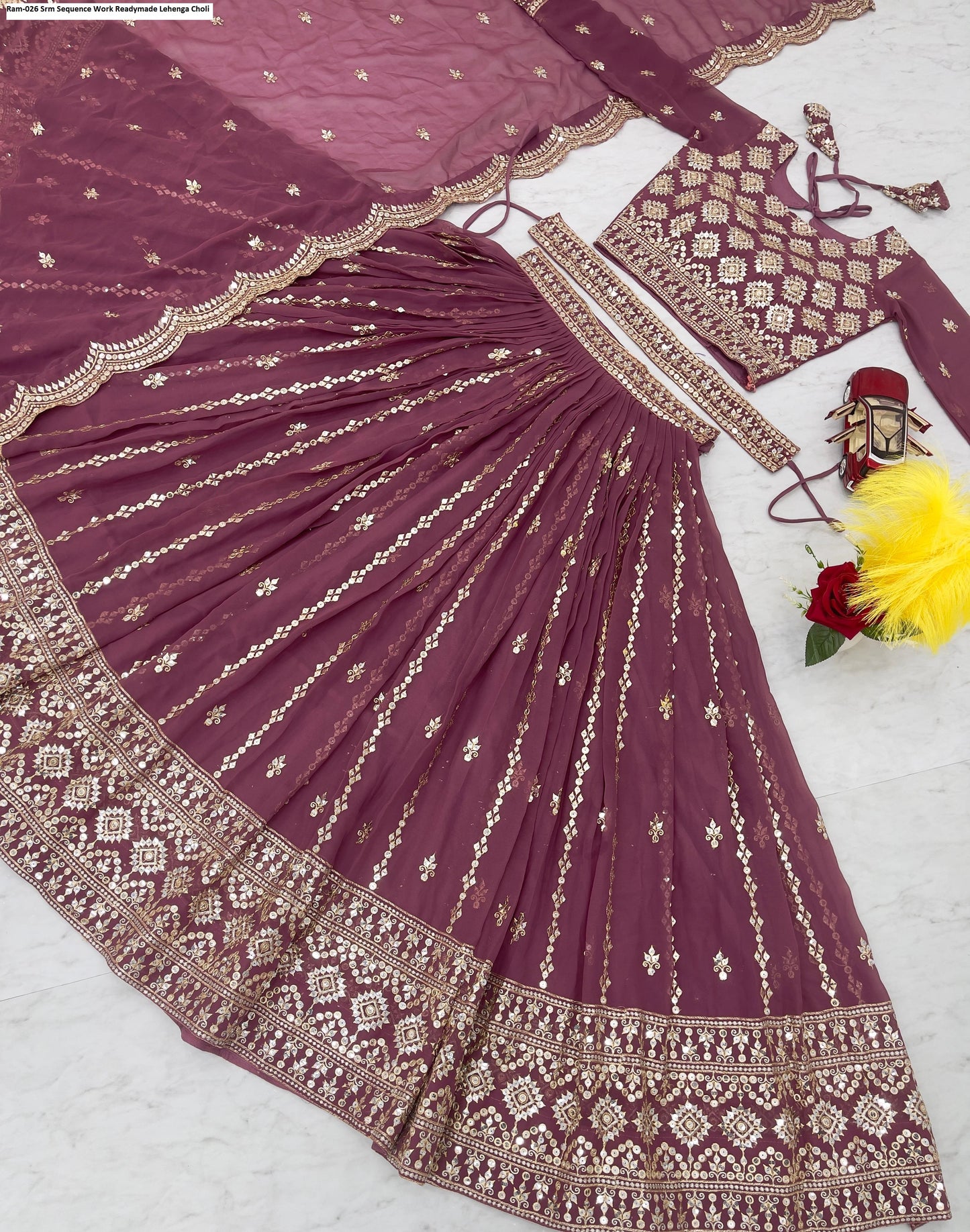 Ram-026 Srm Sequence Work Readymade Lehenga Choli