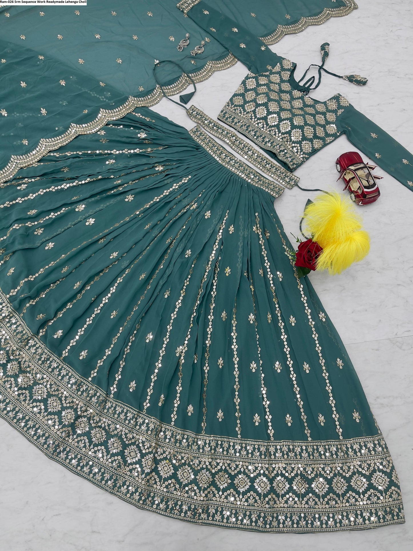 Ram-026 Srm Sequence Work Readymade Lehenga Choli