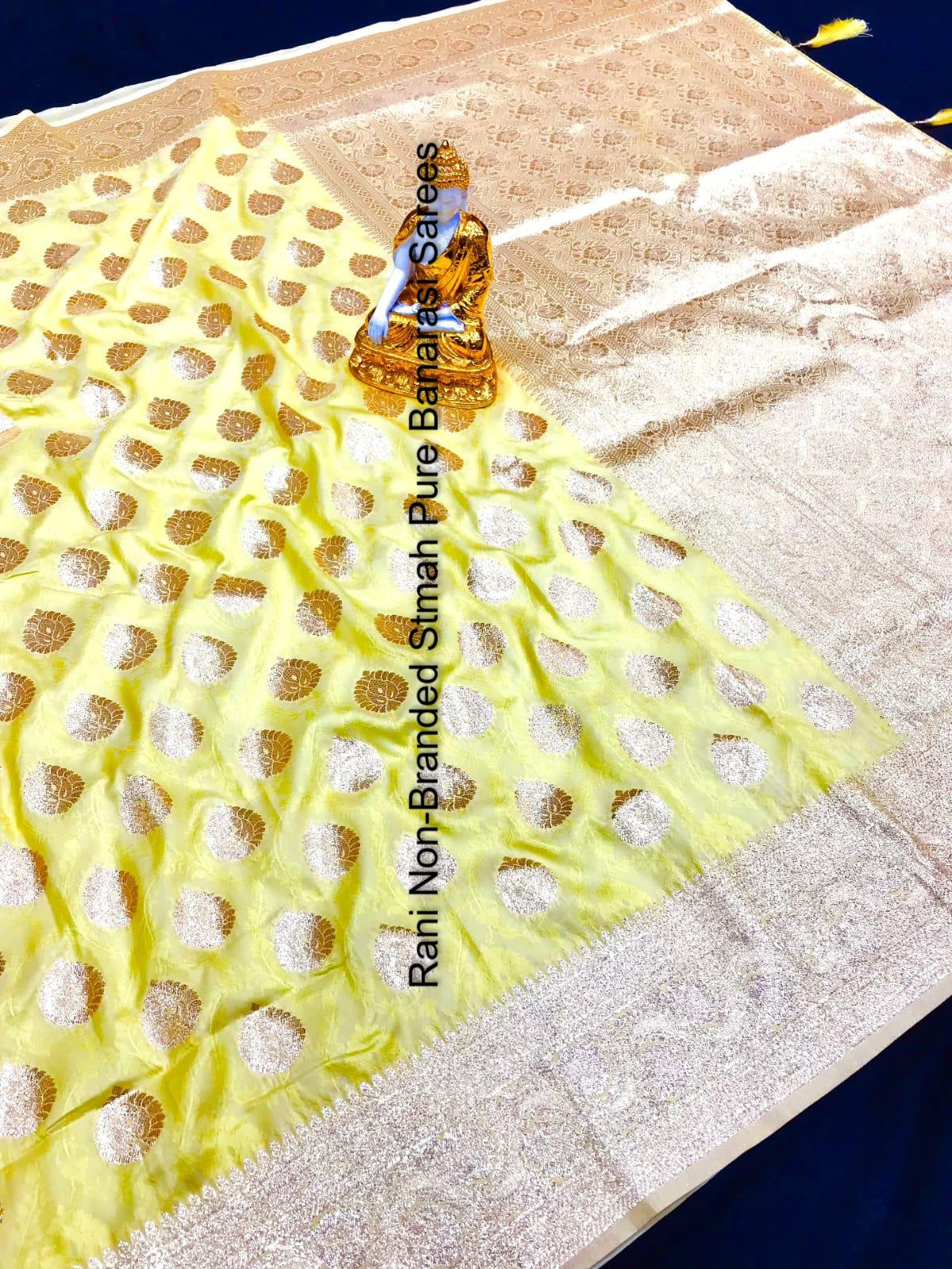 Rani Non-Branded Stmah Pure Banarasi Sarees