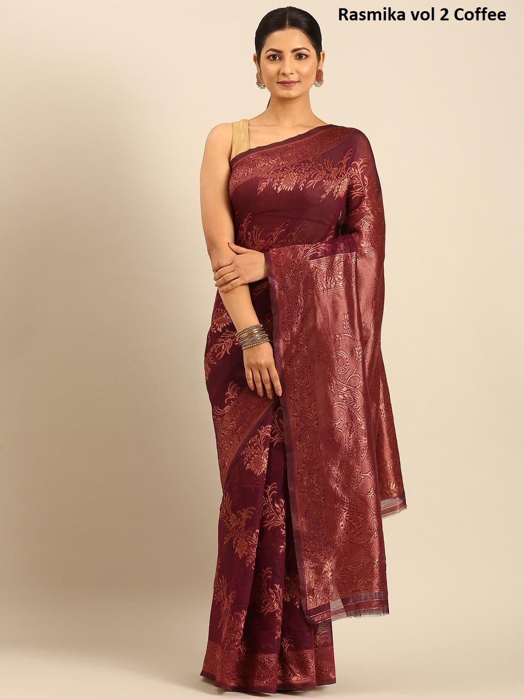 Rasmika Vol 2 Coffee Bunawat Sarees